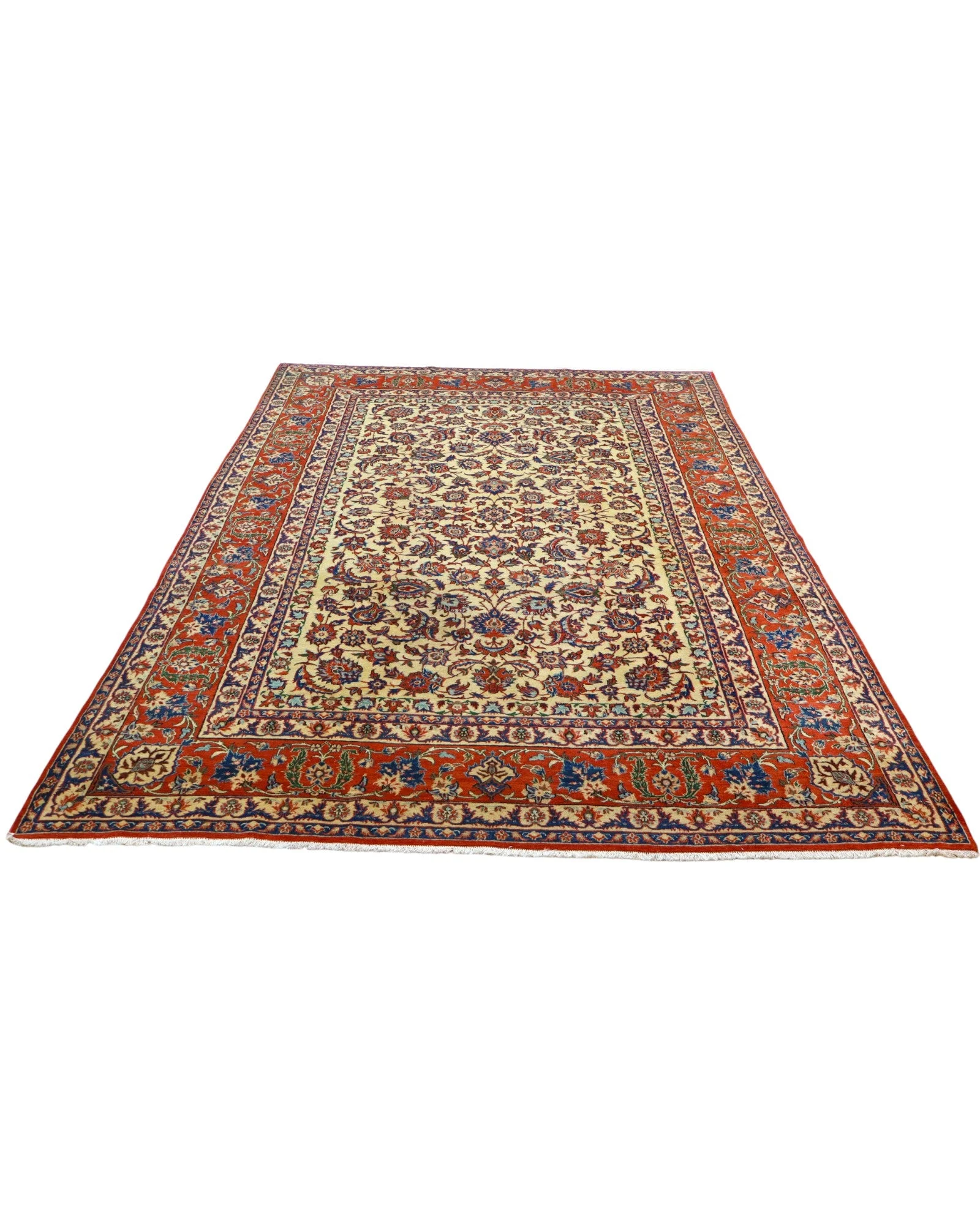 Handgeknüpfter Isfahan Perserteppich 322 × 216 cm