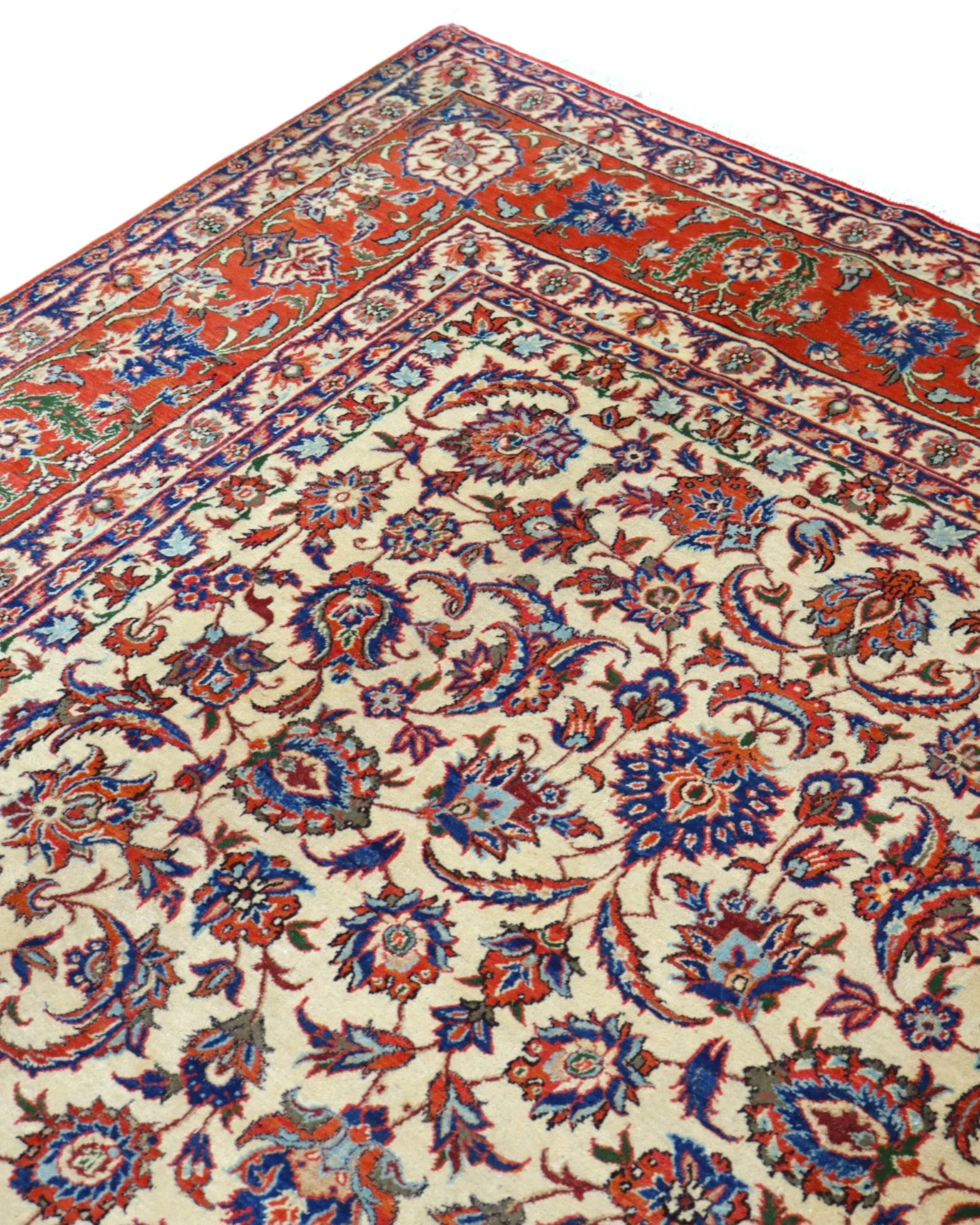 Handgeknüpfter Isfahan Perserteppich 322 × 216 cm