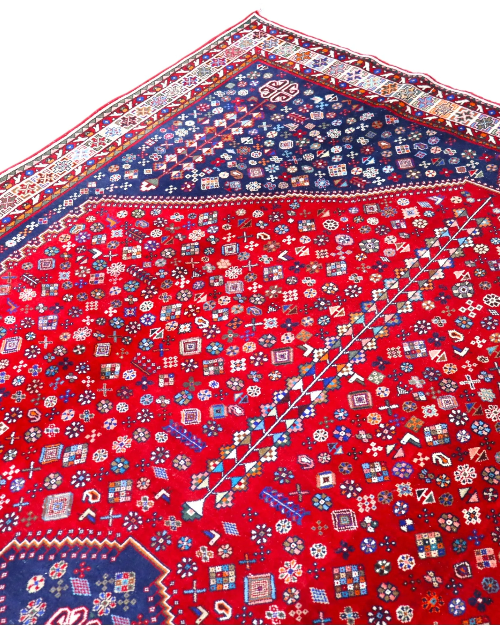 Handgeknüpfter Perserteppich, 301 × 200 cm, Wolle