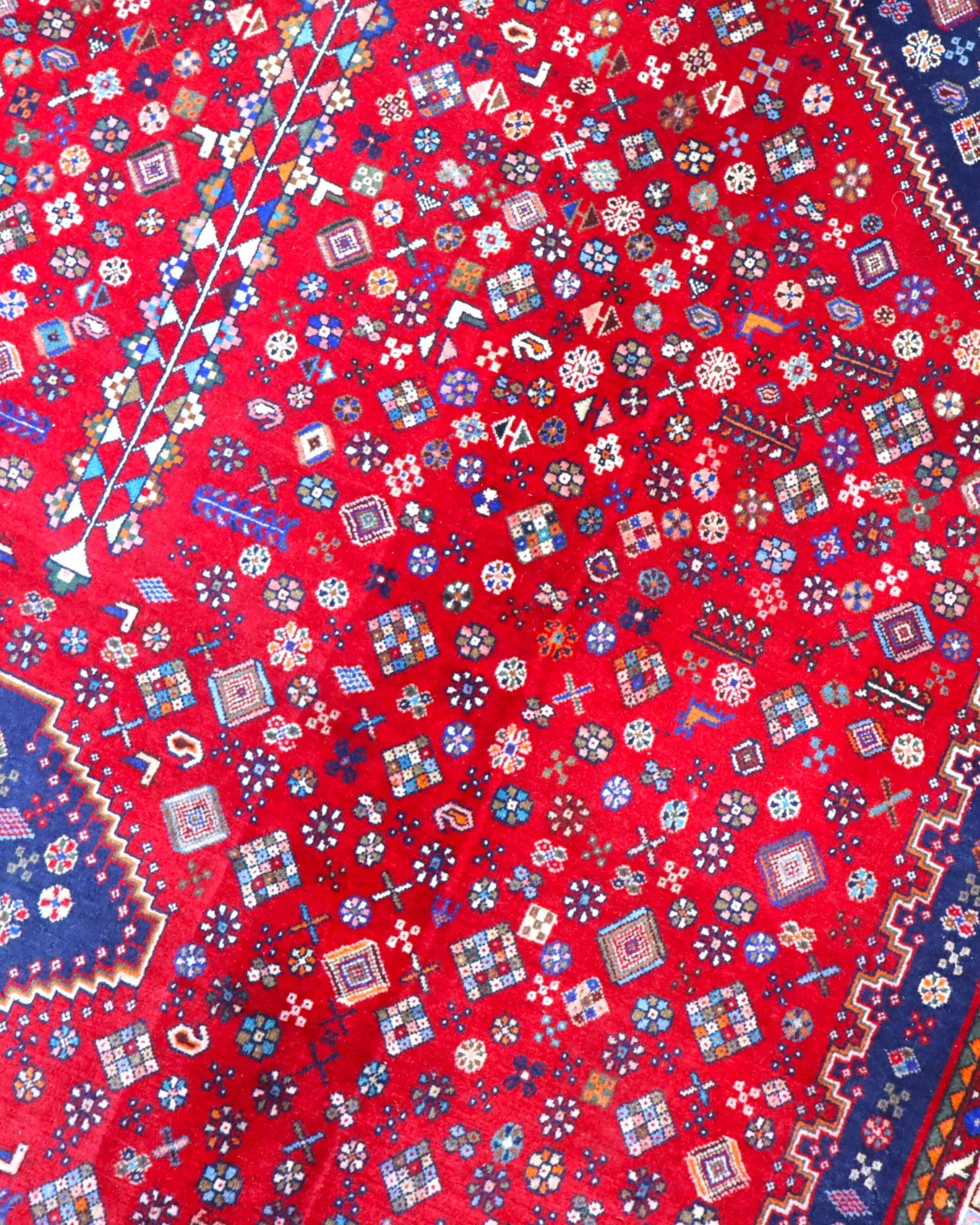 Handgeknüpfter Perserteppich, 301 × 200 cm, Wolle