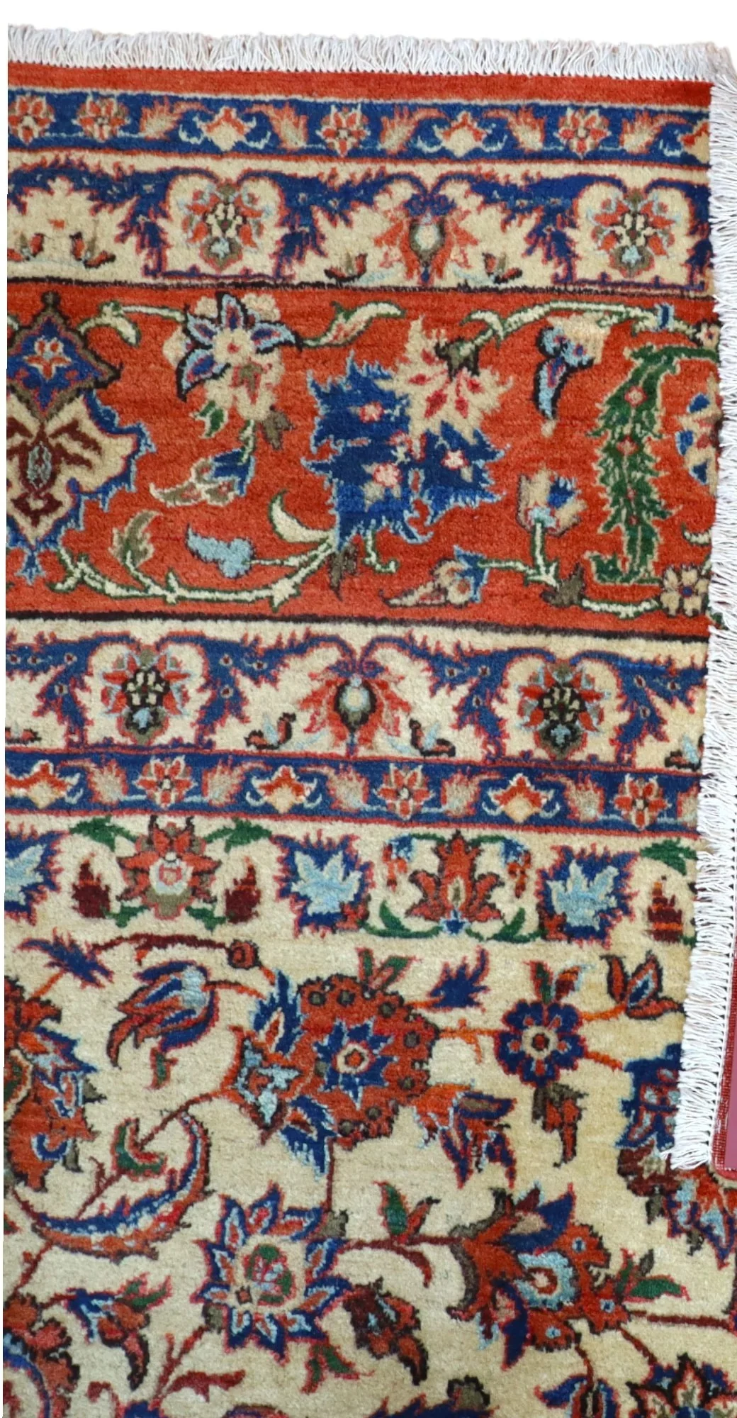 Handgeknüpfter Isfahan Perserteppich 322 × 216 cm