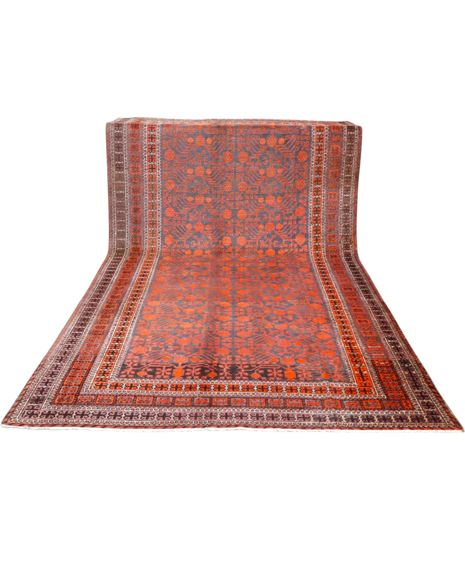Baluch Perserteppich aus Iran, 376 × 191 cm