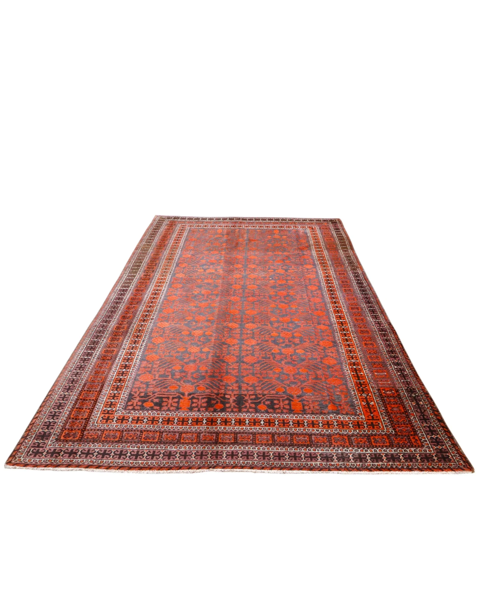 Baluch Perserteppich aus Iran, 376 × 191 cm