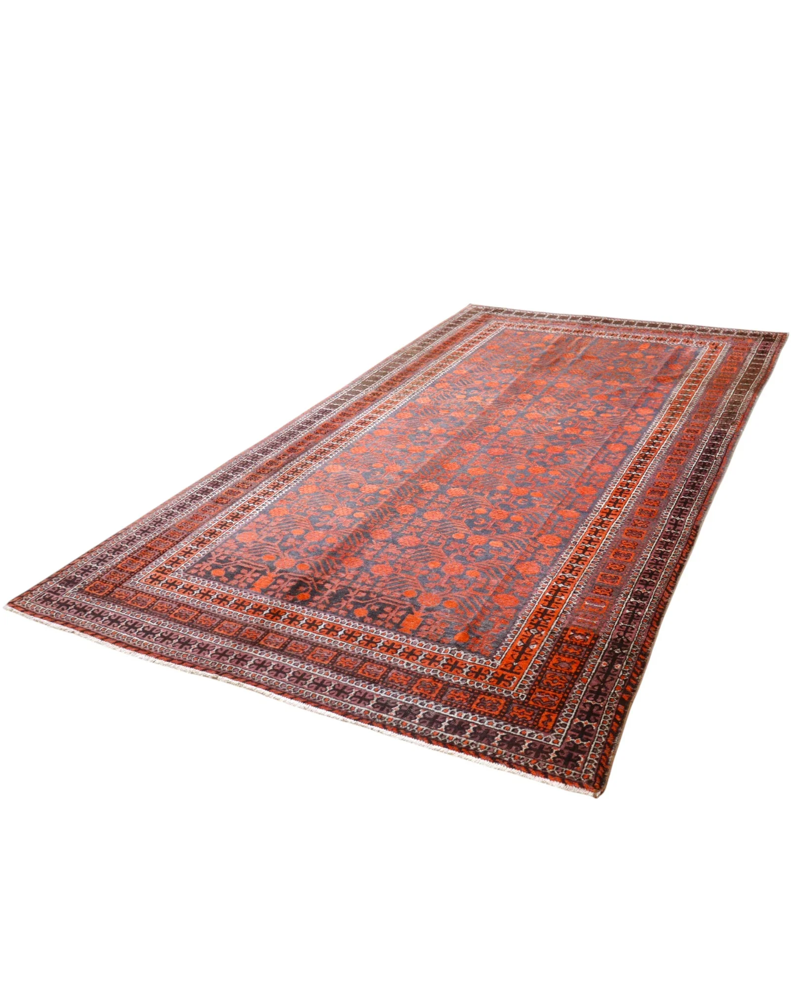 Baluch Perserteppich aus Iran, 376 × 191 cm