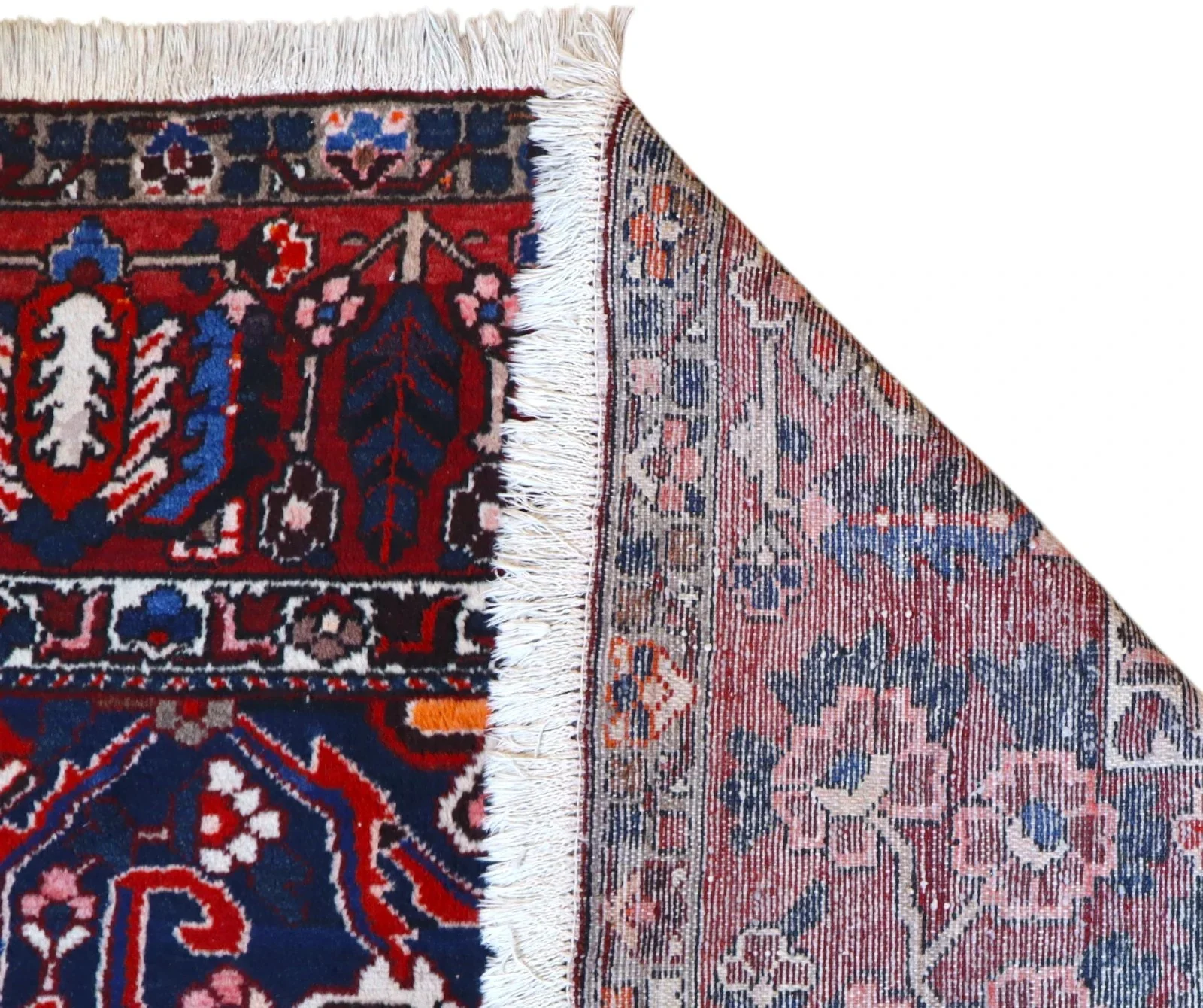 perserteppich-bakhtiary-380-x-304-cm-schurwolle-handgeknupft-rueckseite Handgeknüpfter Perserteppich 380 × 304 cm