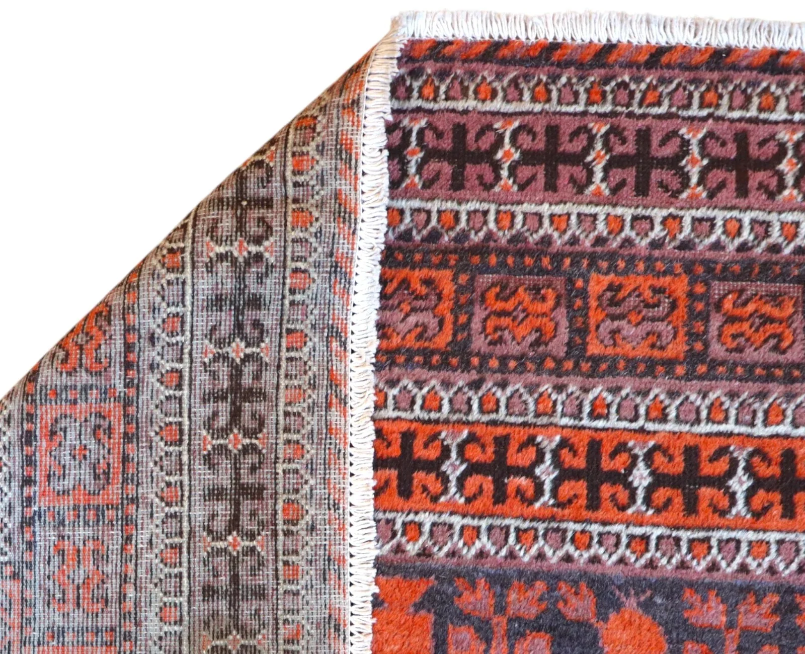 Baluch Perserteppich aus Iran, 376 × 191 cm