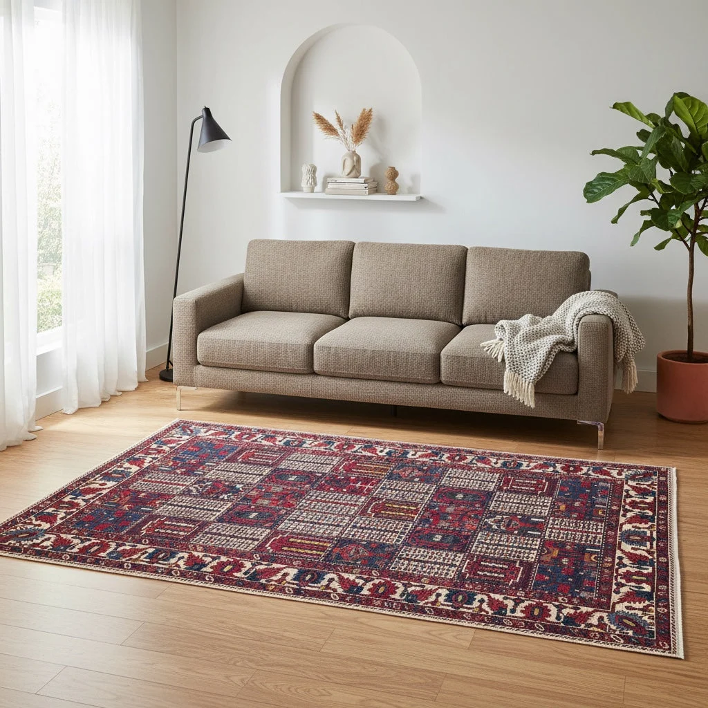 perserteppich-bakhtiary-306-x-211-cm-schurwolle-handgeknupft-6 Perserteppich 306 × 211 cm aus Wolle, handgeknüpft