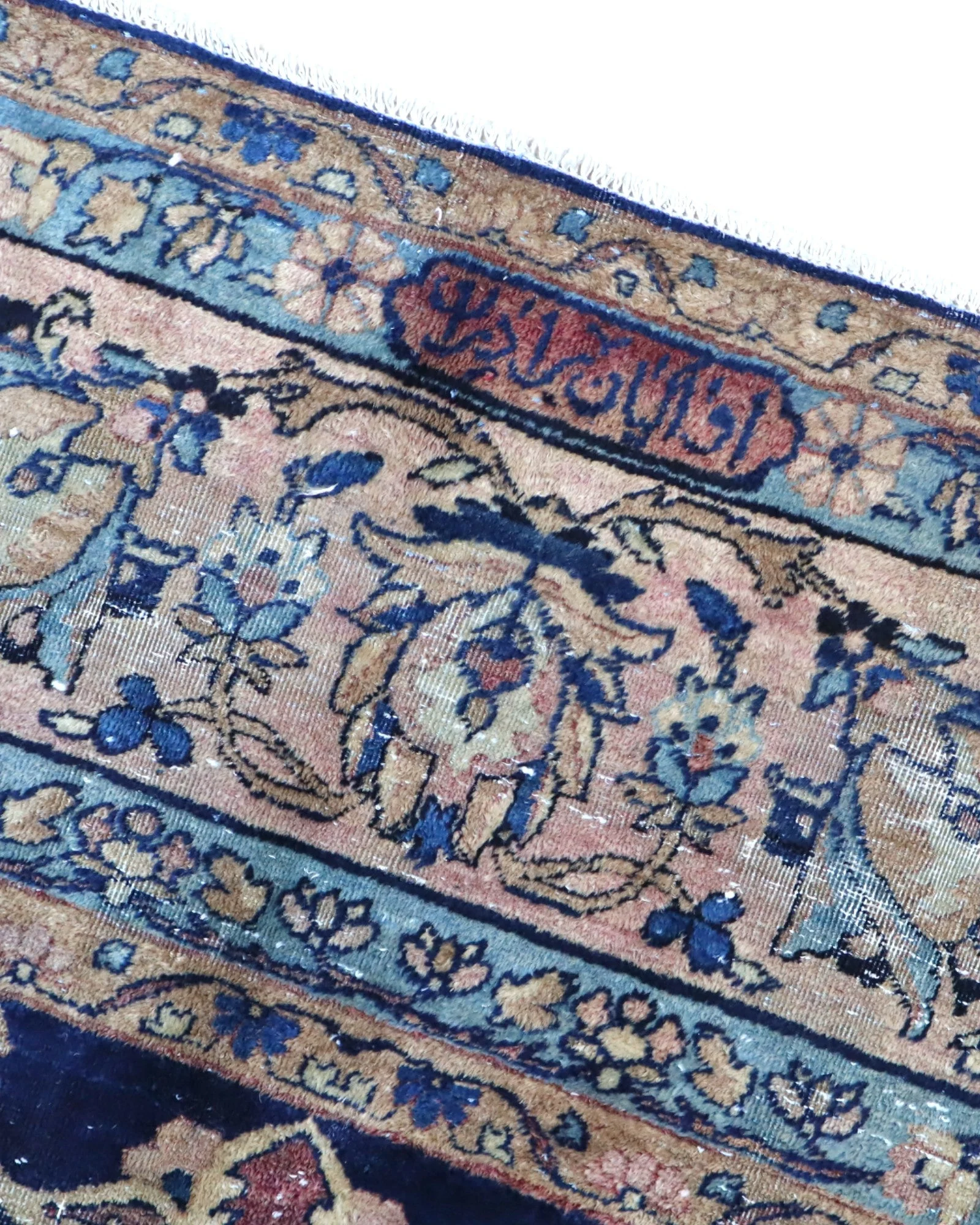 Kashan Perserteppich 362 × 247 cm aus Wolle, handgeknüpft