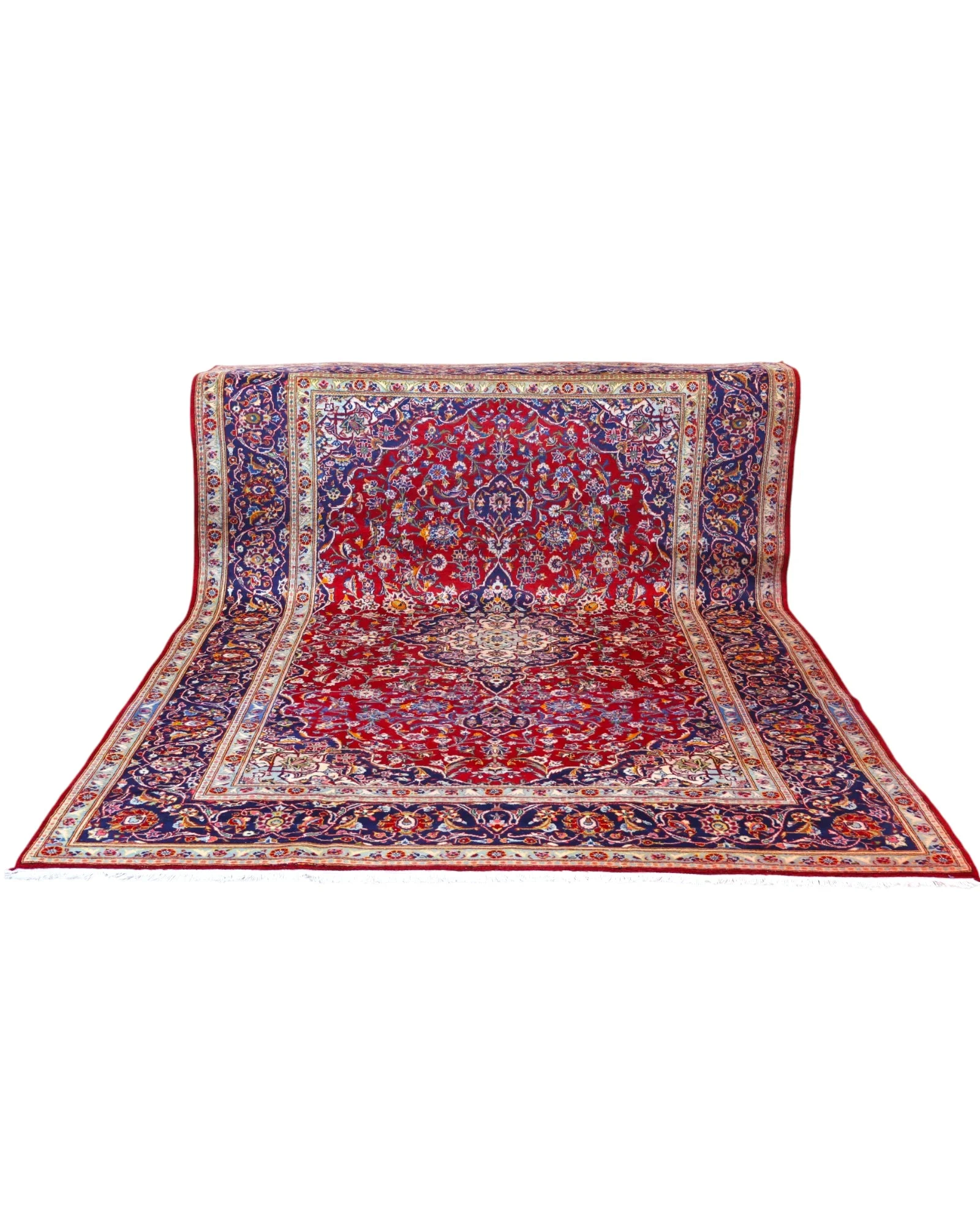 Kashan Perserteppich aus Iran, 238 × 247 cm