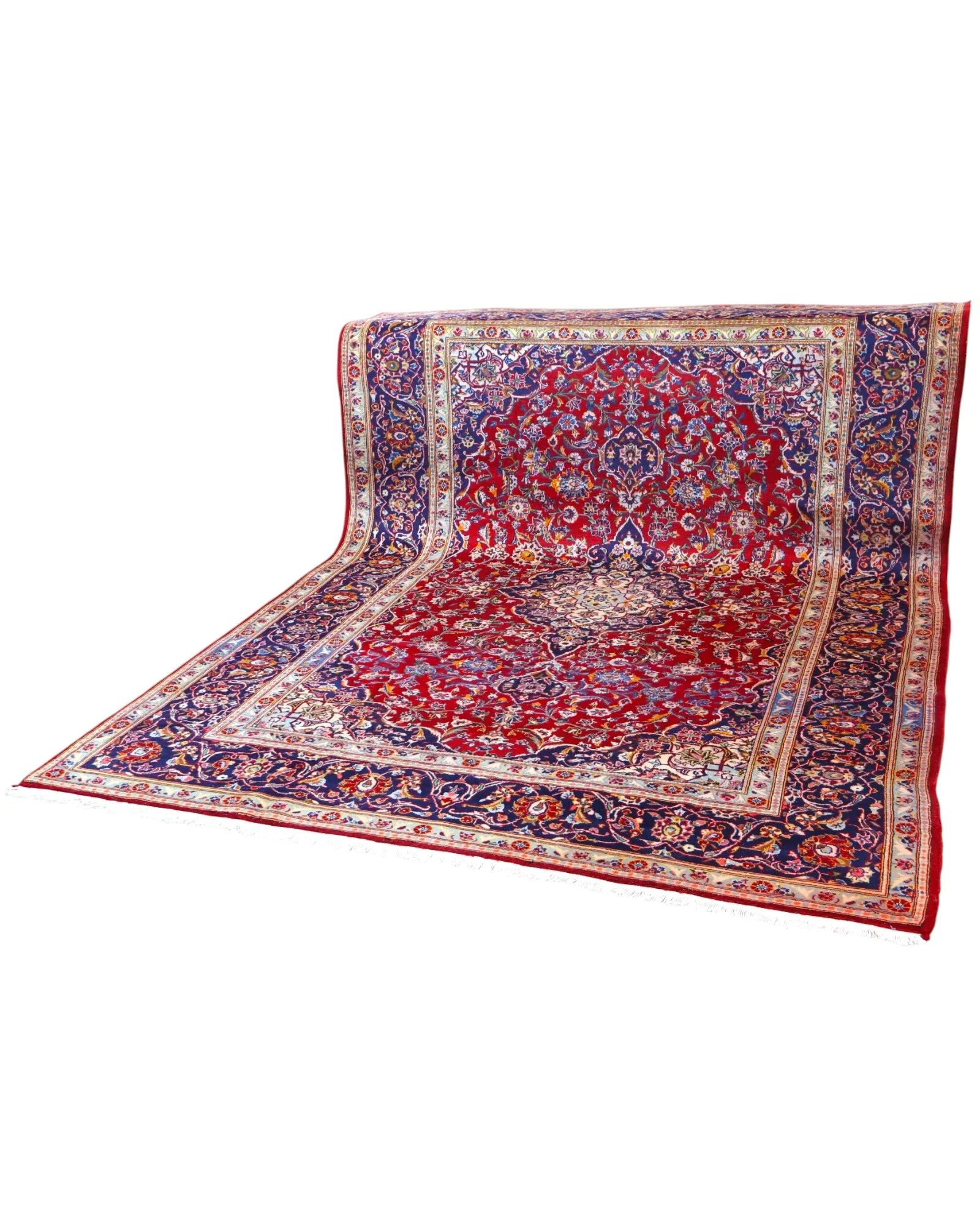 Kashan Perserteppich aus Iran, 238 × 247 cm