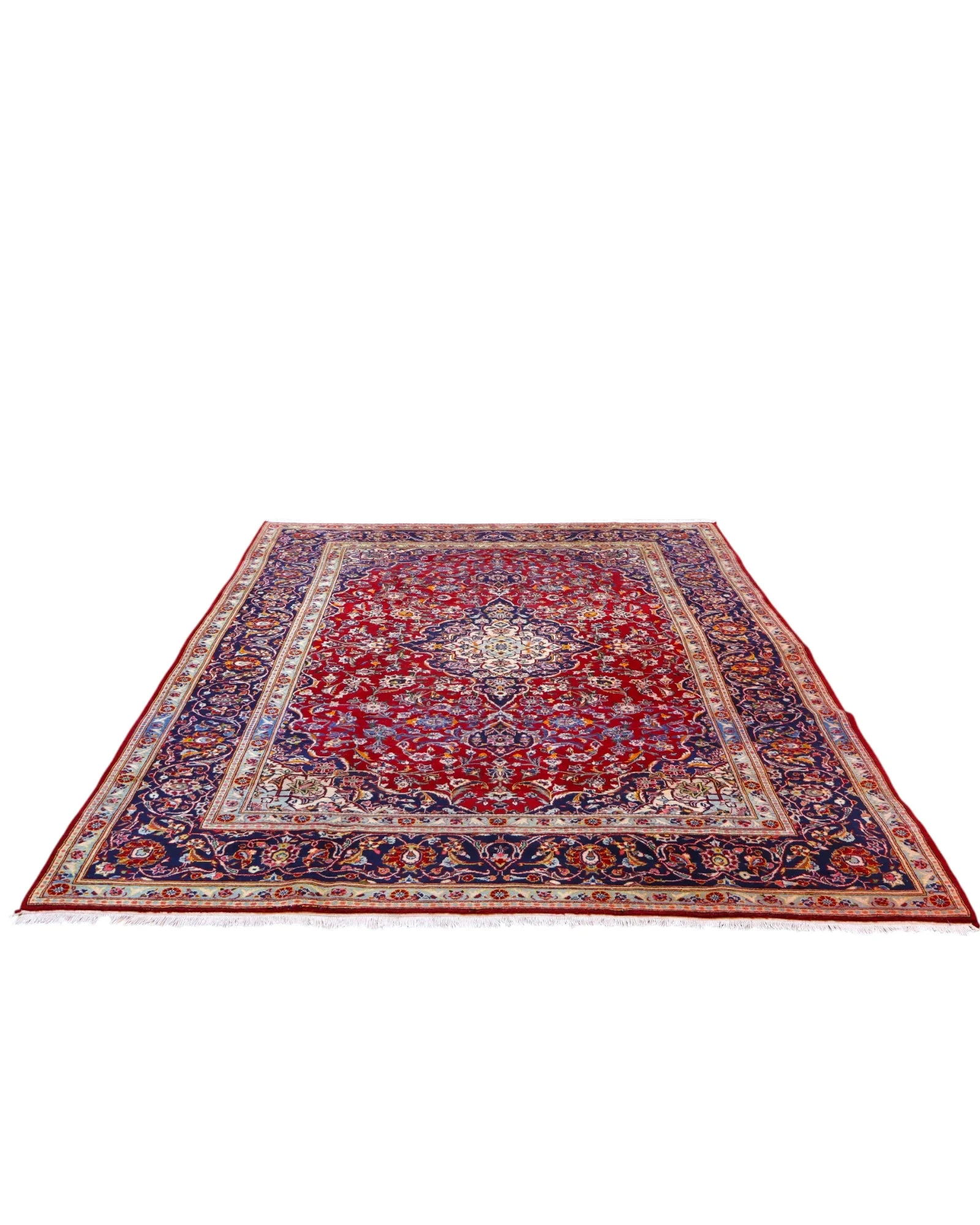 Kashan Perserteppich aus Iran, 238 × 247 cm