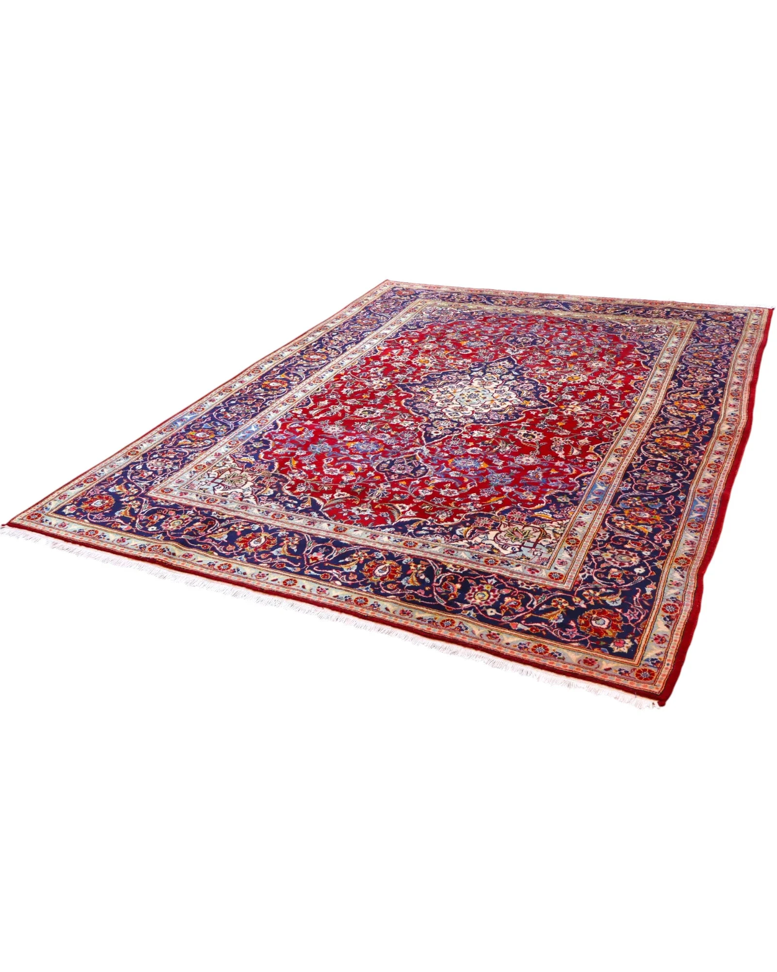 Kashan Perserteppich aus Iran, 238 × 247 cm