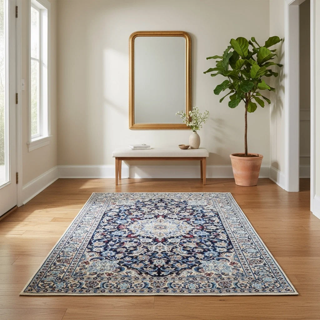 perserteppich-nain-191-x-120-cm-schurwolle-handgeknupft-5 Handgeknüpfter Nain Perserteppich 191 × 120 cm
