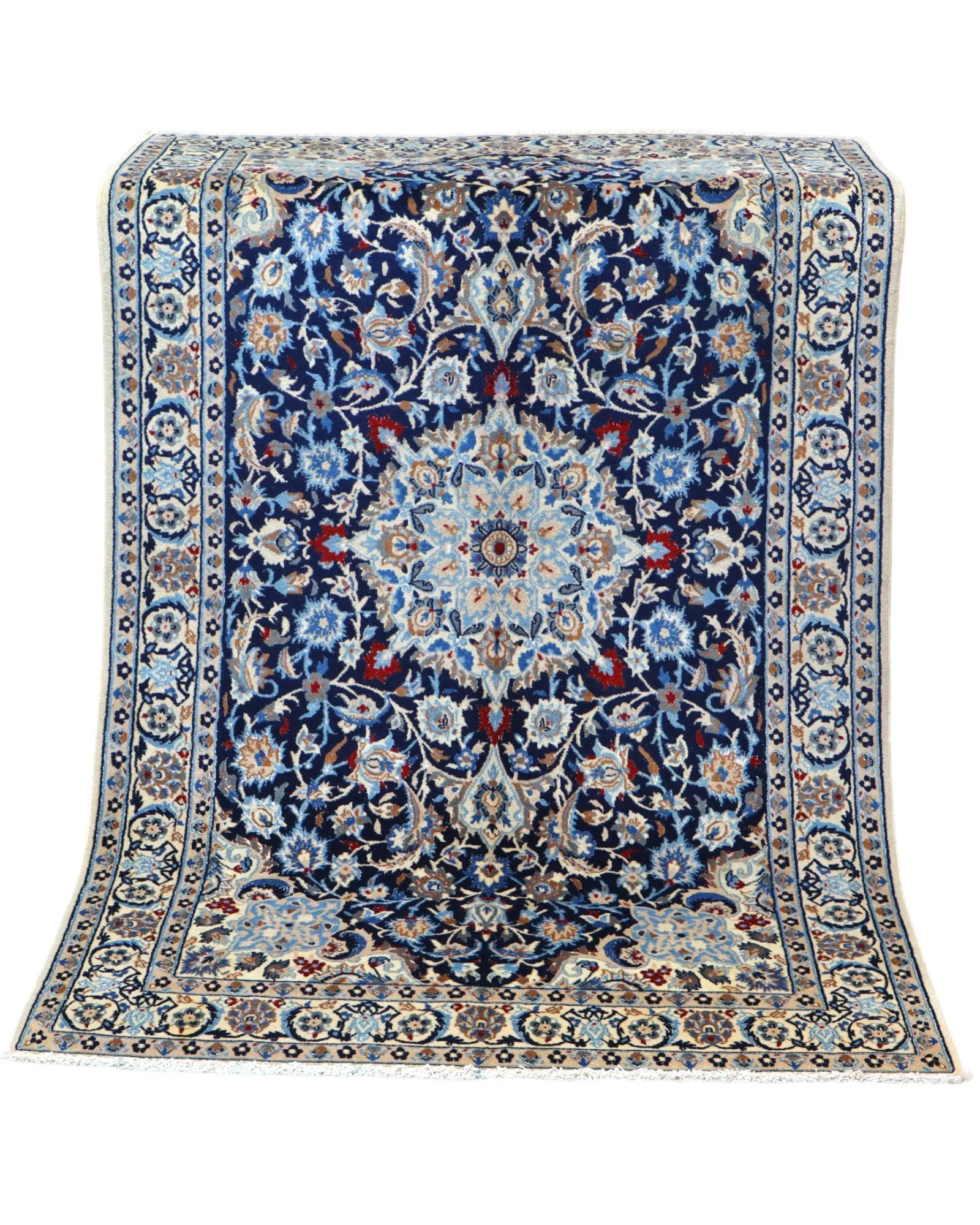 perserteppich-nain-191-x-120-cm-schurwolle-handgeknupft-7 Handgeknüpfter Nain Perserteppich 191 × 120 cm