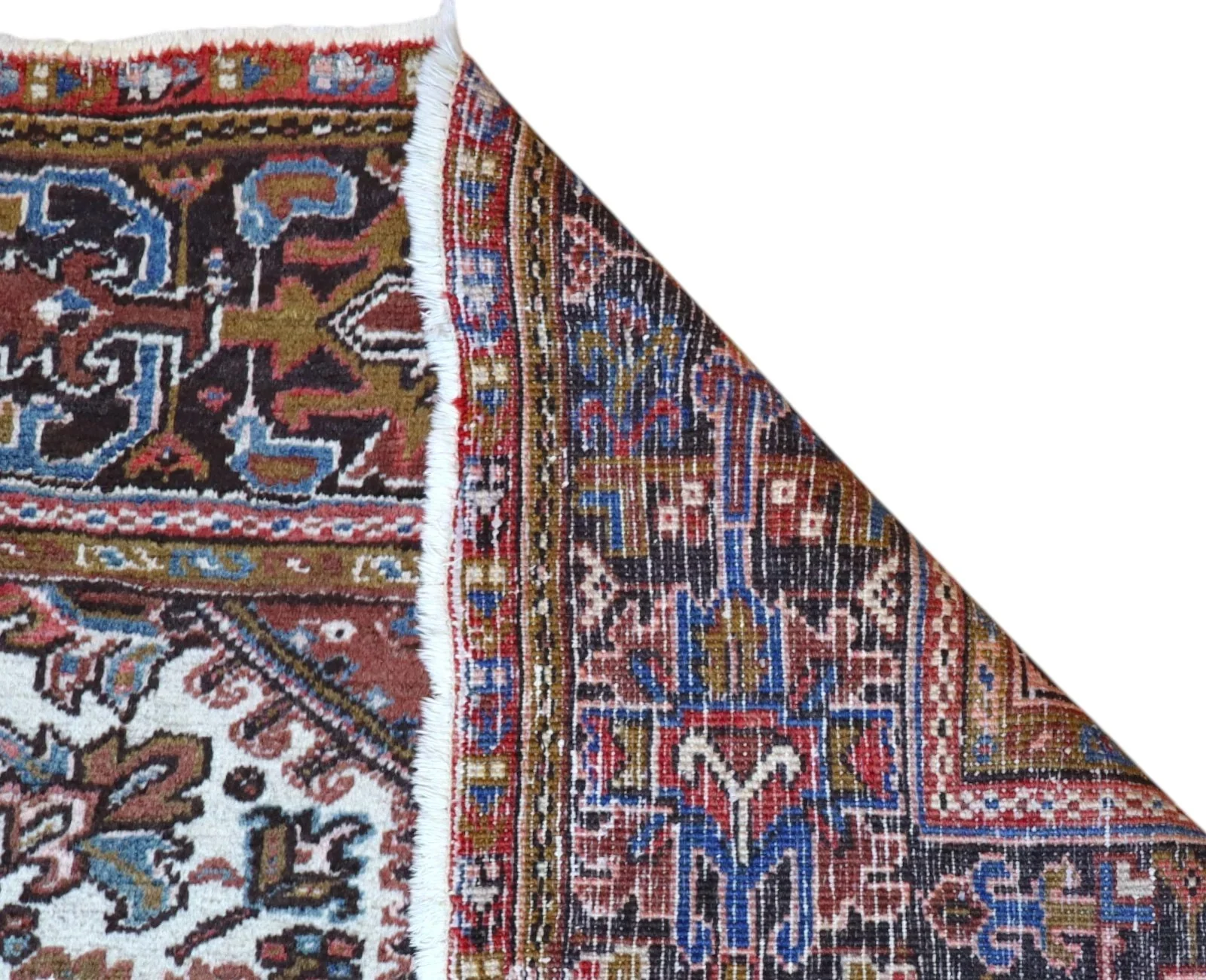 Heriz Perserteppich 347 × 255 cm aus Wolle, handgeknüpft