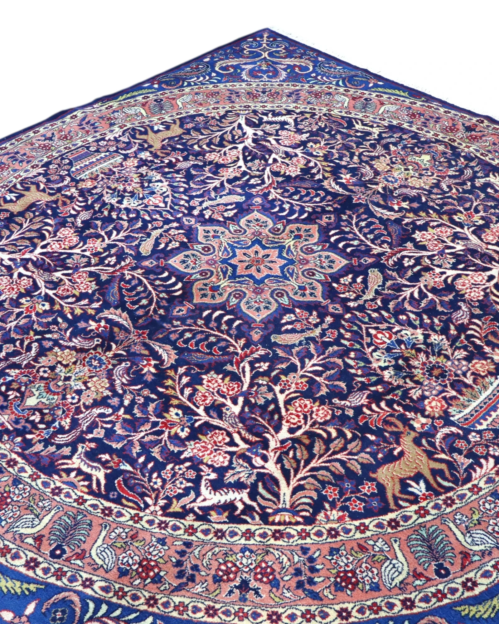 Kerman Perserteppich 261 × 264 cm aus Wolle, handgeknüpft