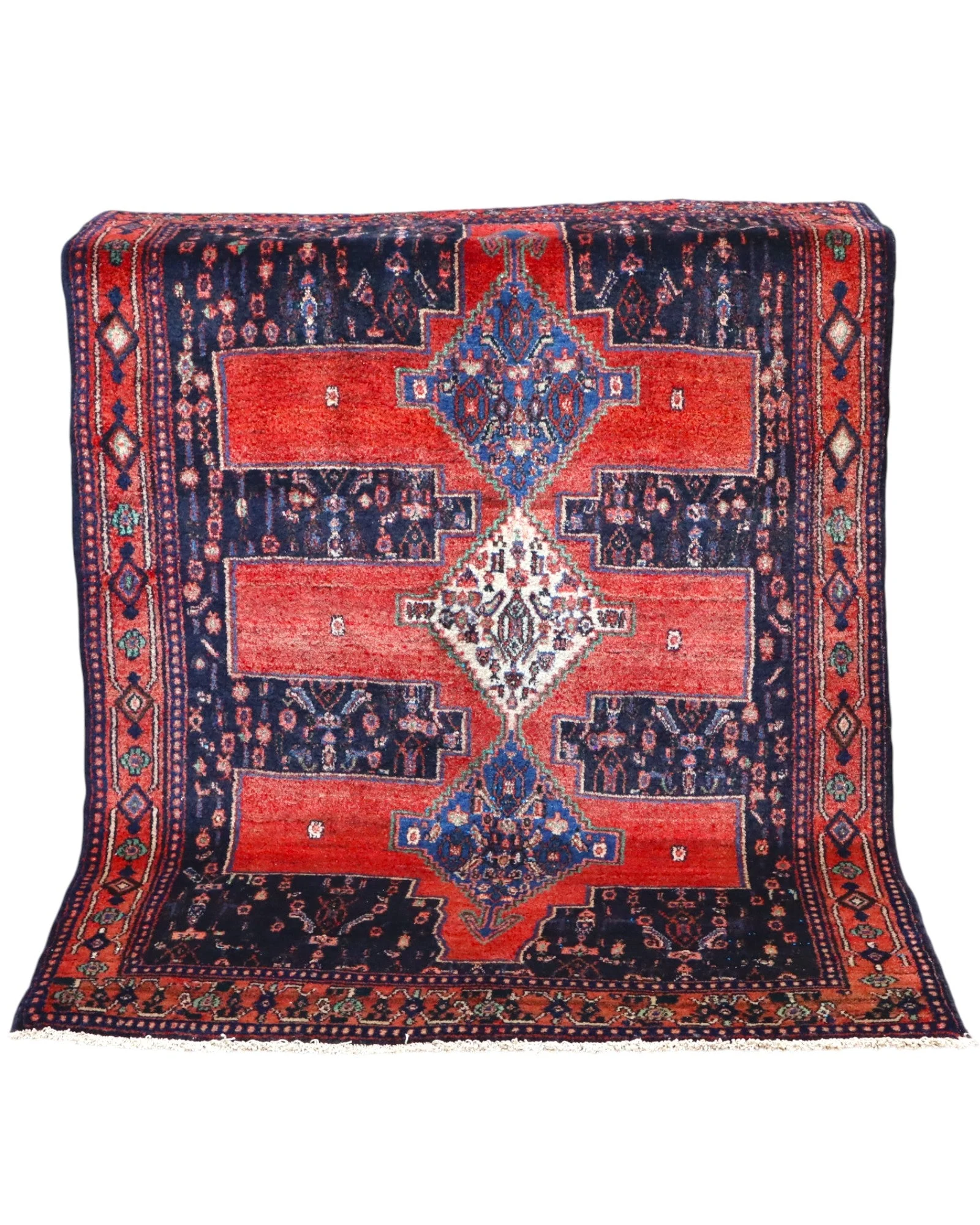 Handgeknüpfter Senneh Perserteppich, 175 × 124 cm, Wolle