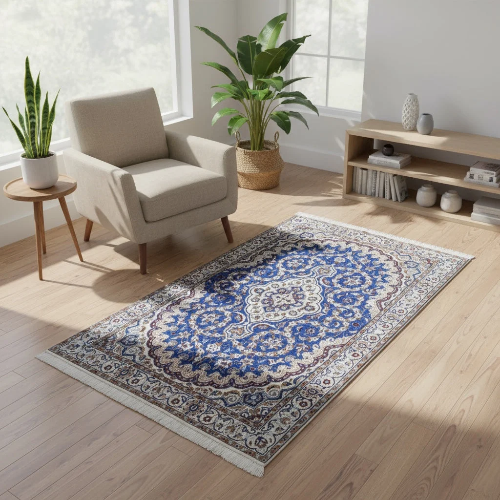 Nain Perserteppich aus Iran, 208 × 120 cm