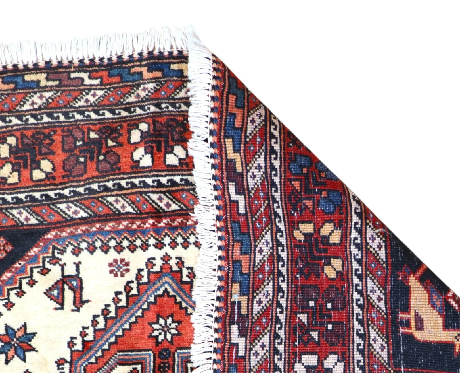 Perserteppich 241 × 135 cm aus Wolle, handgeknüpft