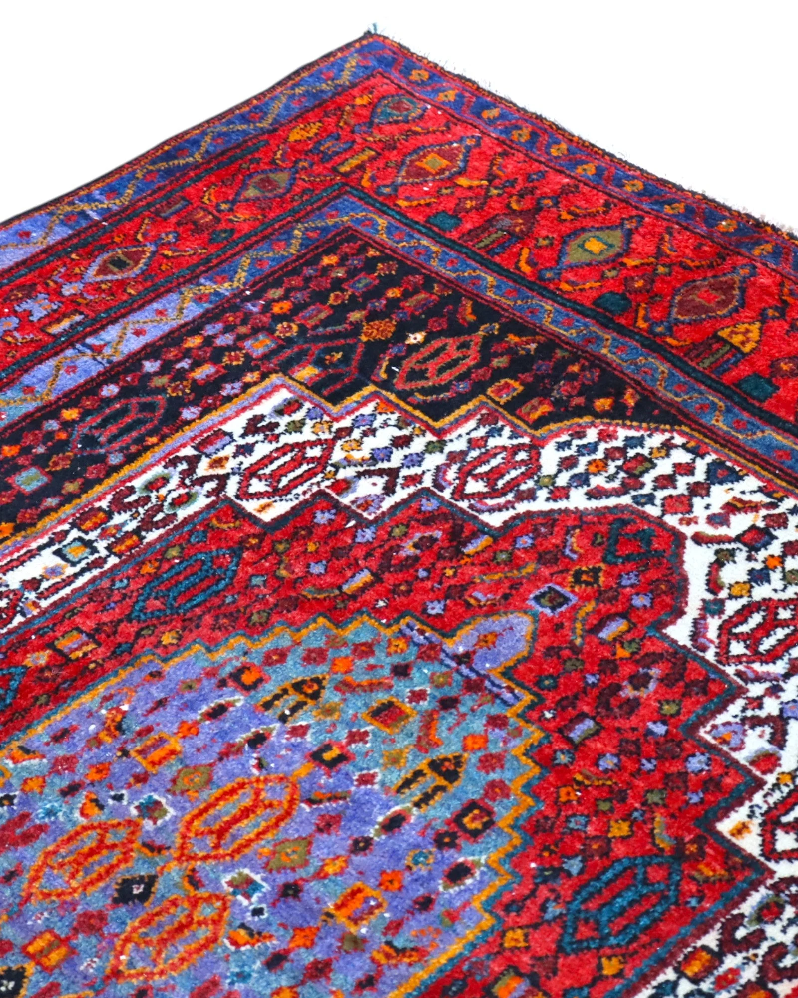 Handgeknüpfter Senneh Perserteppich, 168 × 143 cm, Wolle