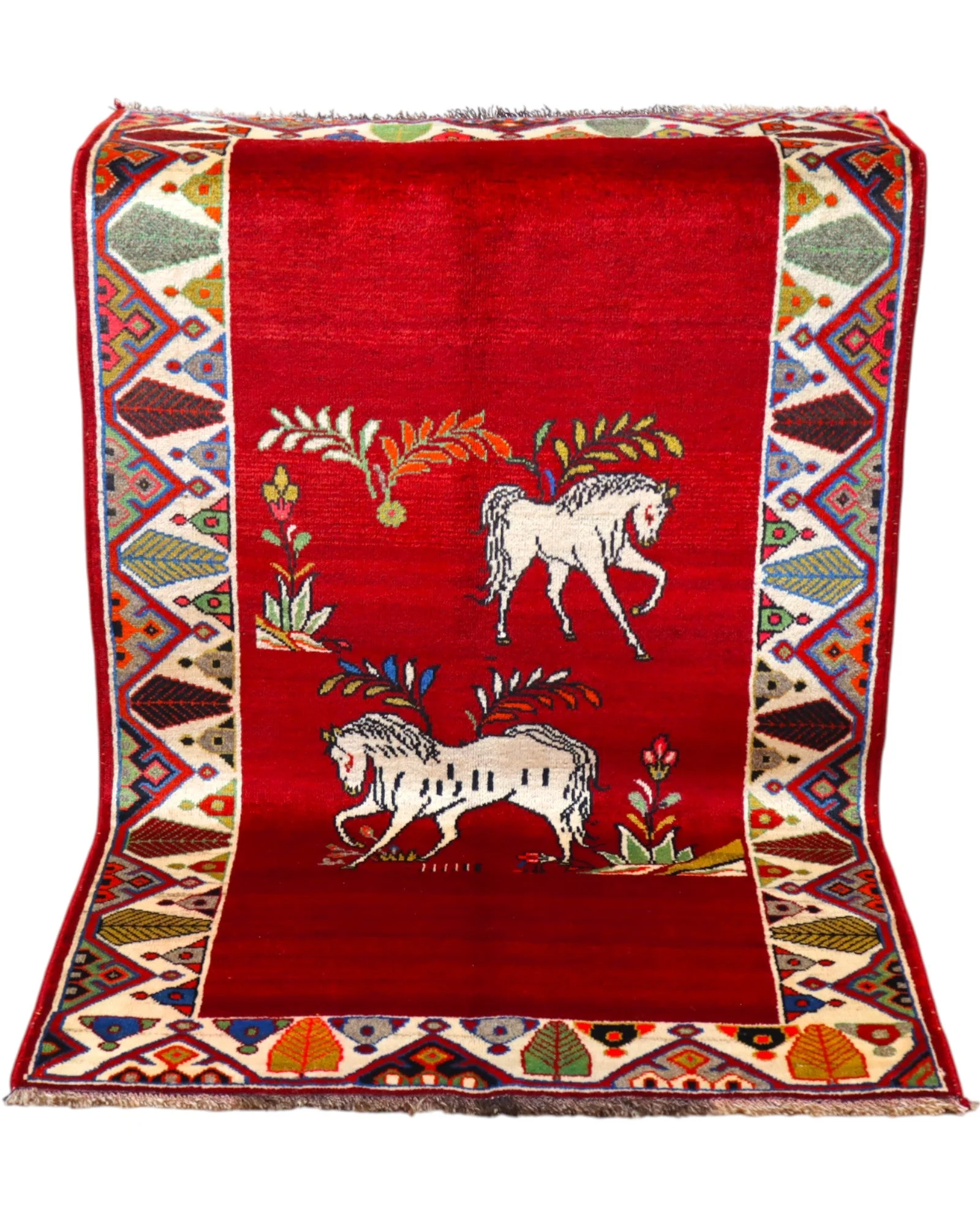 perserteppich-gashgai-185-x-111-cm-schurwolle-handgeknupft-2 Perserteppich aus Iran, 185 × 111 cm