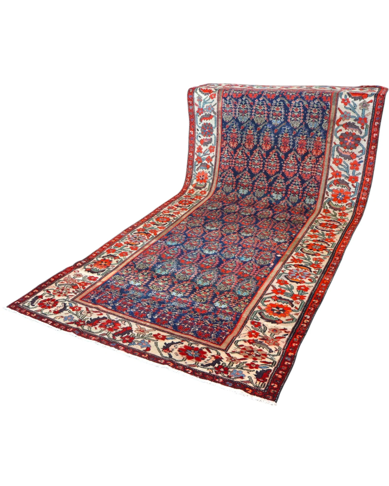 Malayer Perserteppich aus Iran, 350 × 176 cm