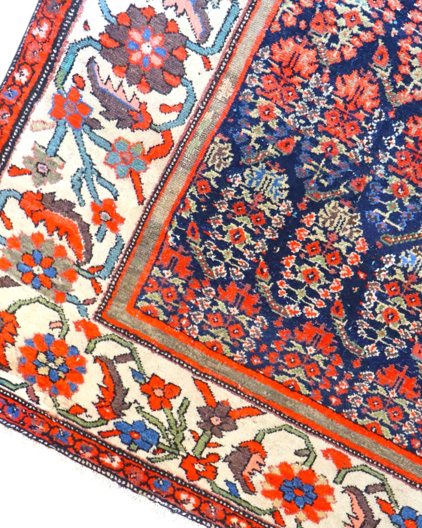 Malayer Perserteppich aus Iran, 350 × 176 cm