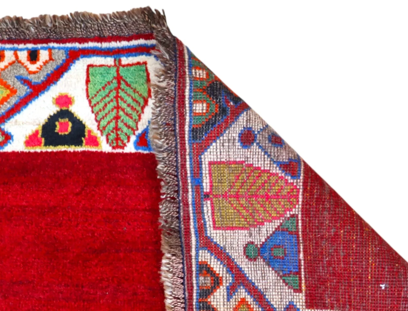 perserteppich-gashgai-185-x-111-cm-schurwolle-handgeknupft-rueckseite Perserteppich aus Iran, 185 × 111 cm