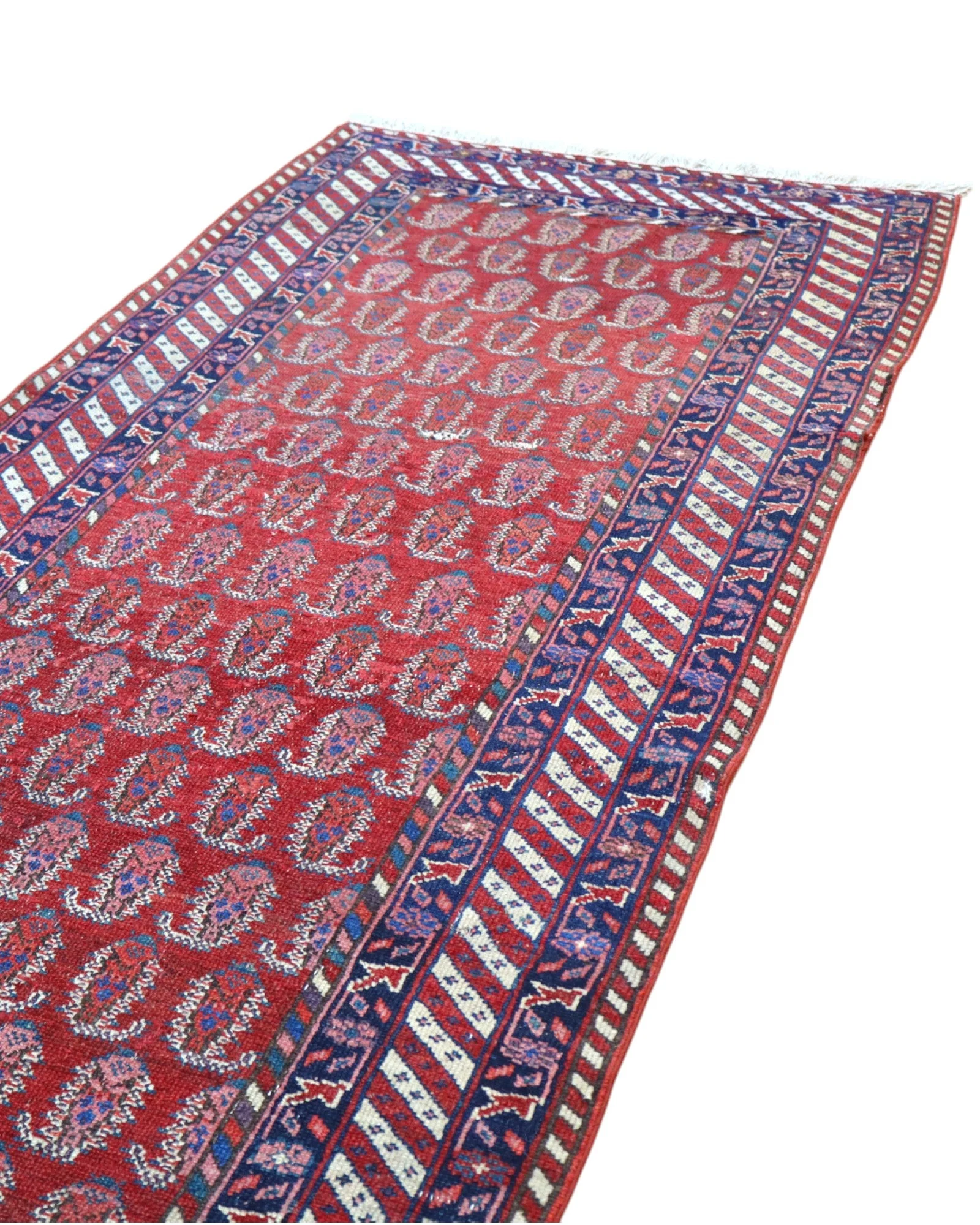 perserteppich-bakhtiari-322-x-85-cm-schurwolle-handgeknupft-rosa-22 Bakhtiari Perserteppich 322 × 85 cm aus Wolle, handgeknüpft