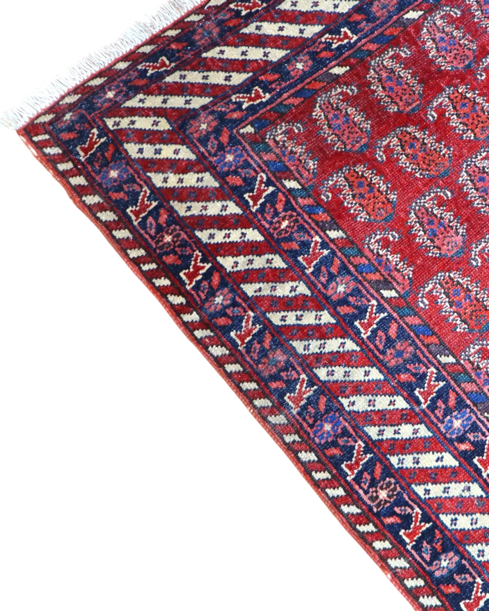 perserteppich-bakhtiari-322-x-85-cm-schurwolle-handgeknupft-rosa-23 Bakhtiari Perserteppich 322 × 85 cm aus Wolle, handgeknüpft