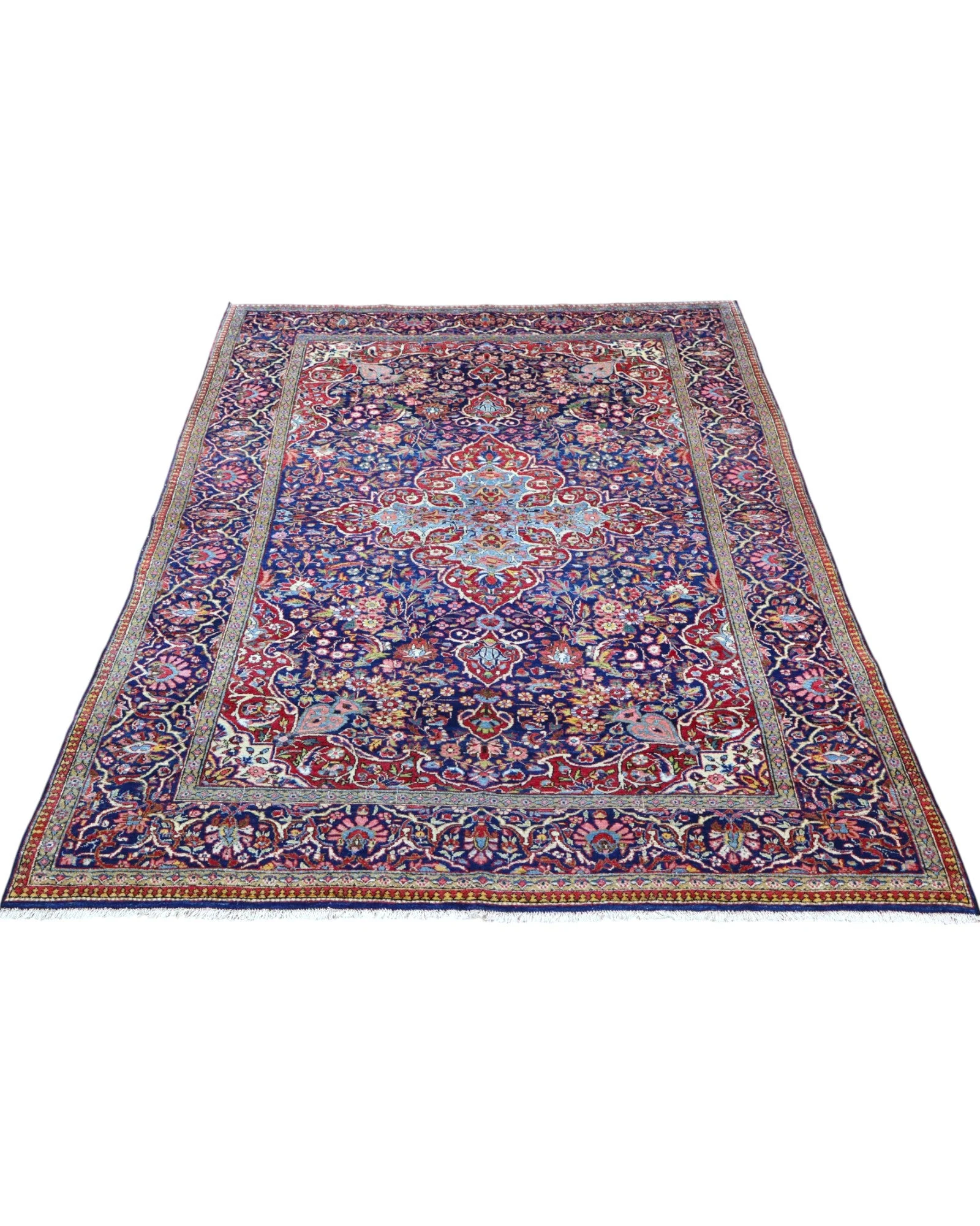Kashan Perserteppich aus Iran, 212 × 133 cm