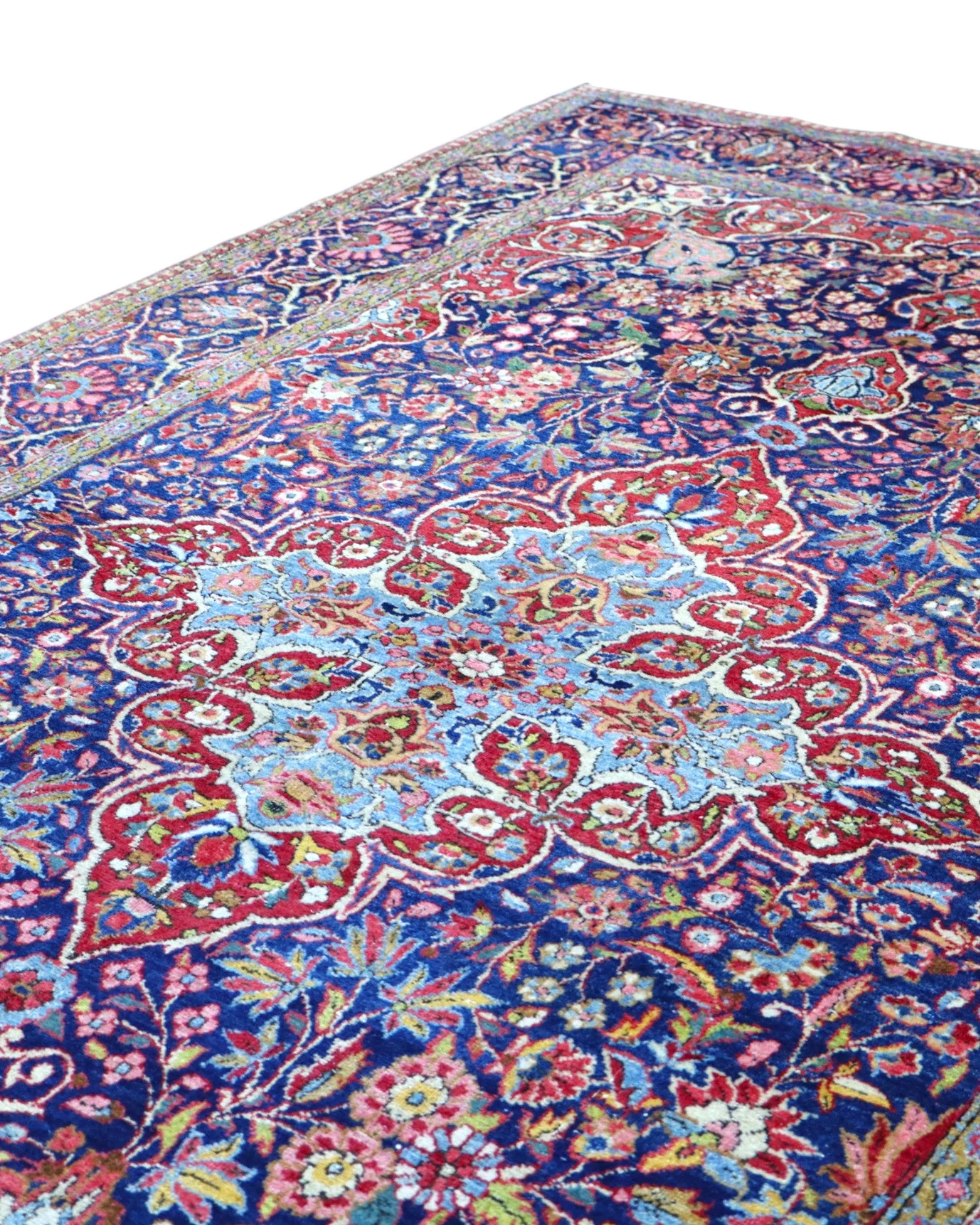 Kashan Perserteppich aus Iran, 212 × 133 cm