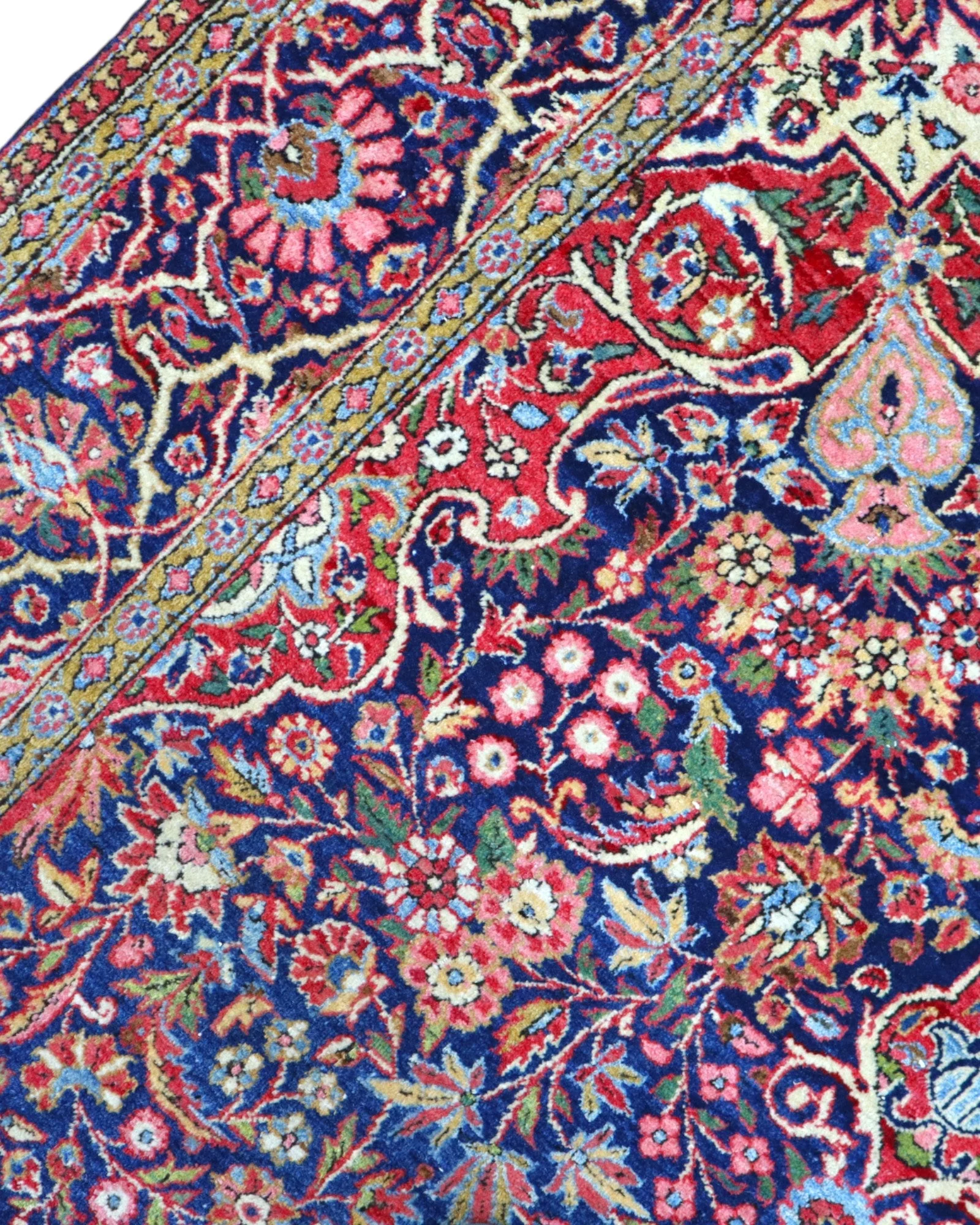 Kashan Perserteppich aus Iran, 212 × 133 cm