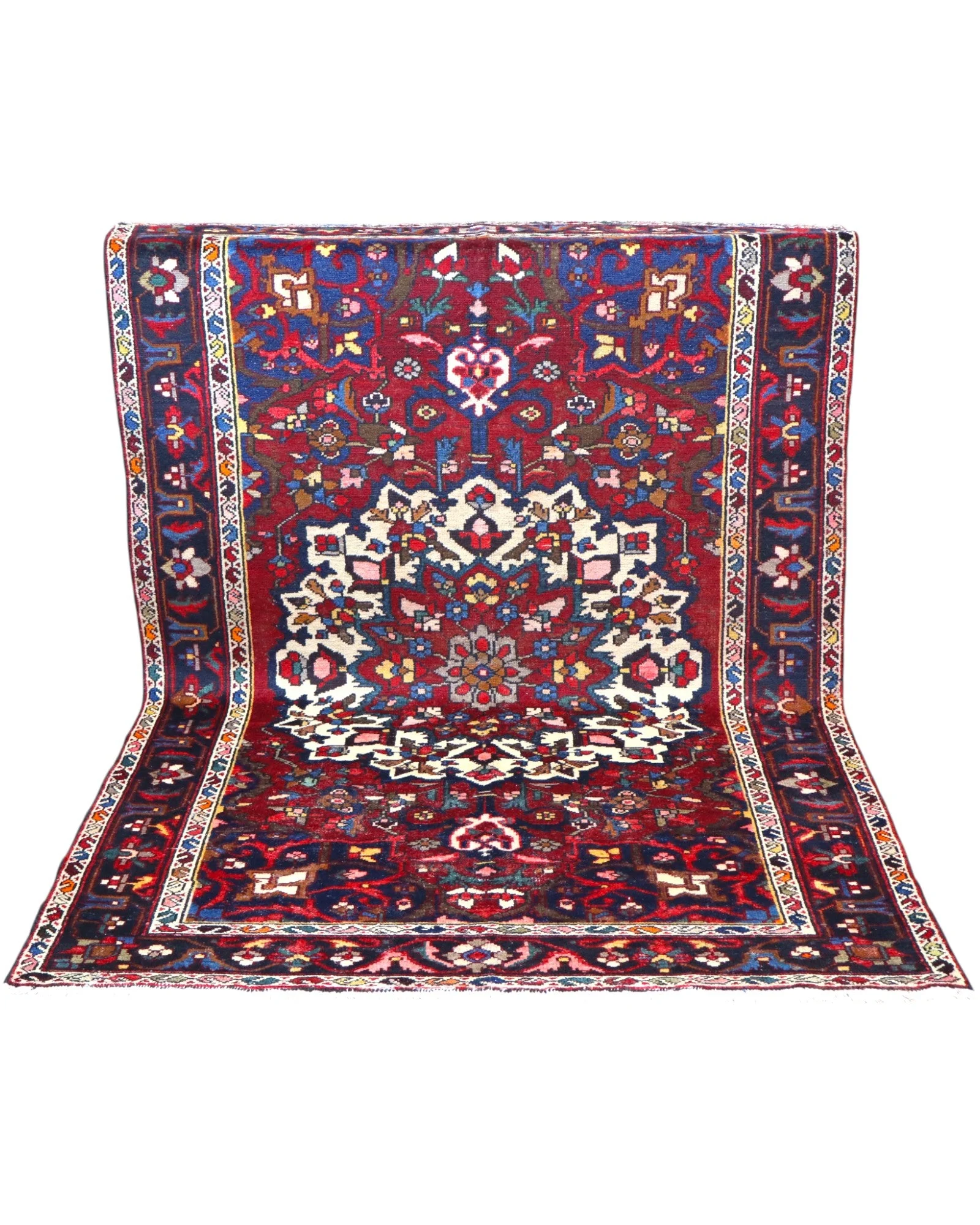 Bakhtiari Perserteppich 214 × 149 cm aus Wolle, handgeknüpft