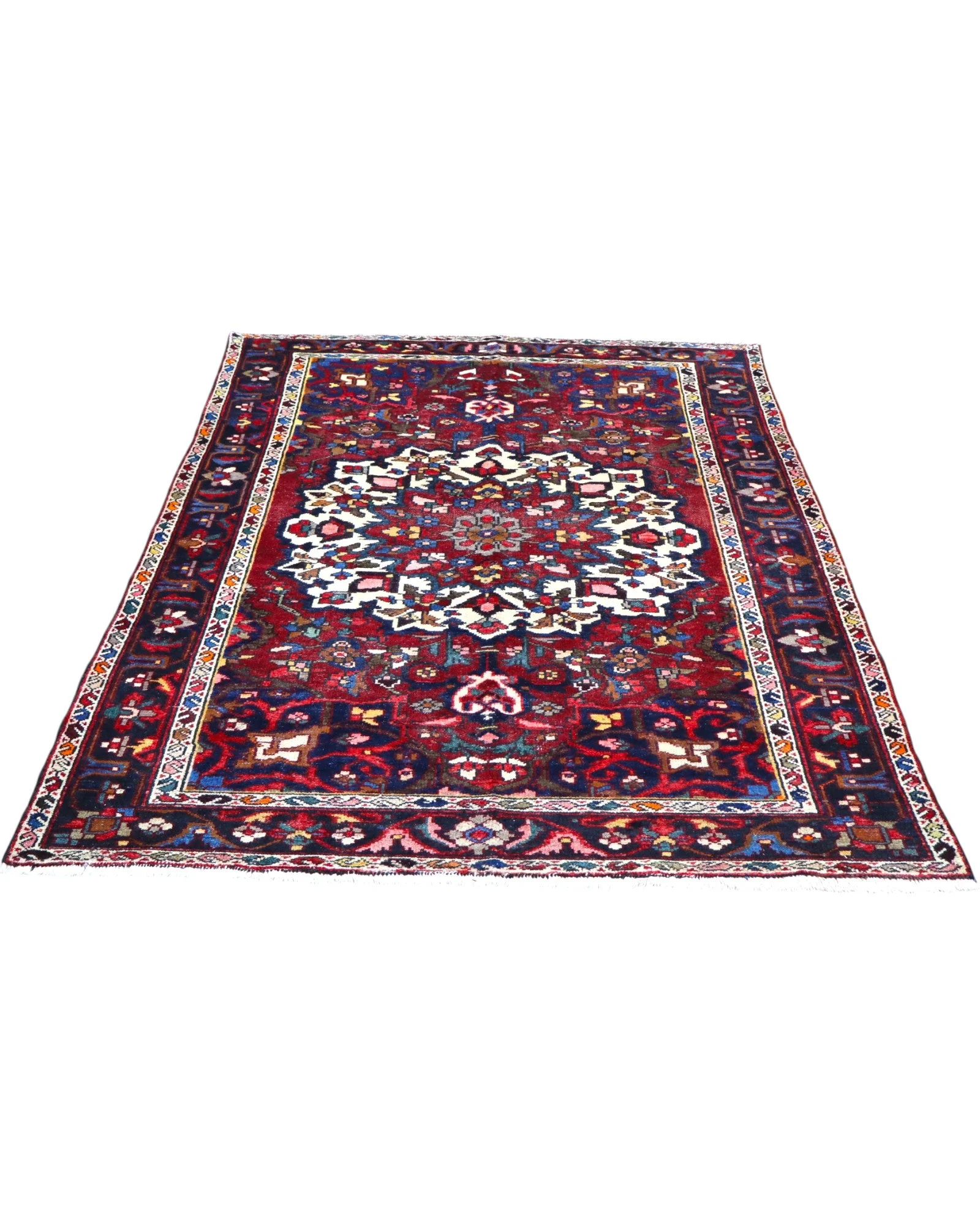 Bakhtiari Perserteppich 214 × 149 cm aus Wolle, handgeknüpft