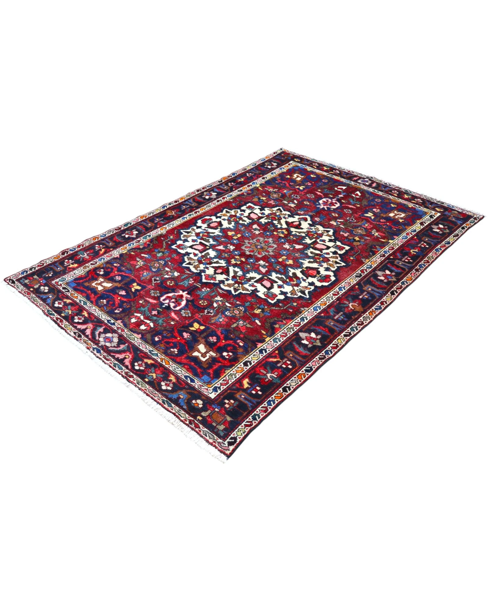 Bakhtiari Perserteppich 214 × 149 cm aus Wolle, handgeknüpft
