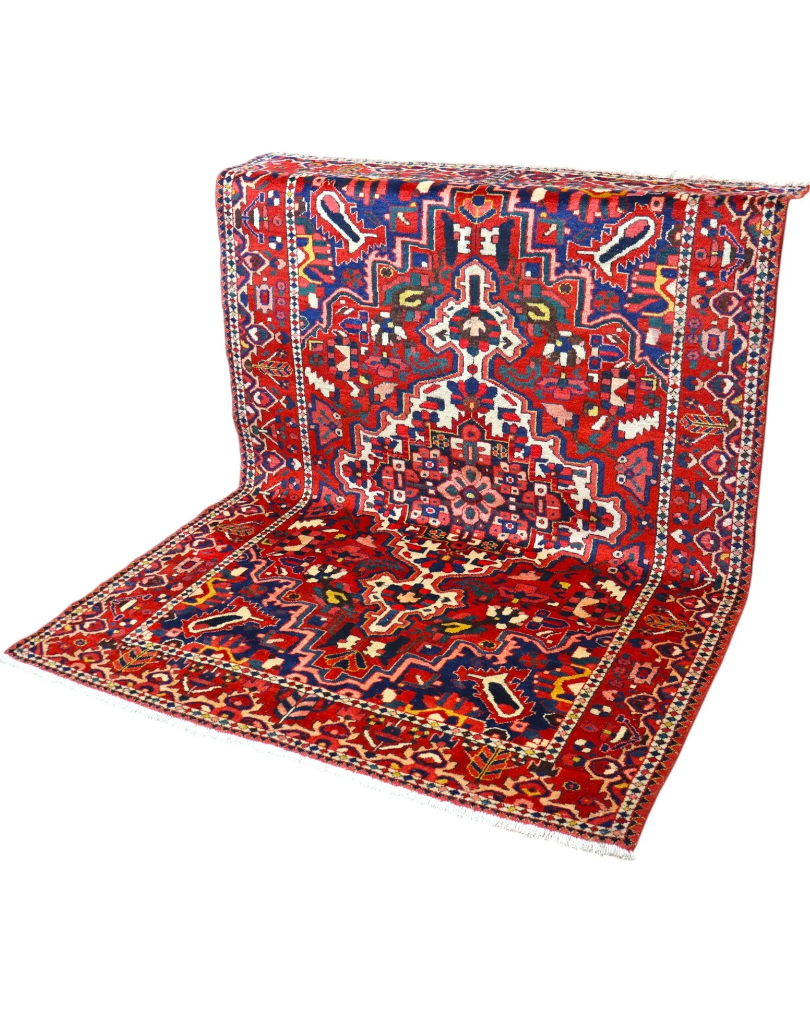 Bakhtiari Perserteppich 217 × 155 cm aus Wolle, handgeknüpft