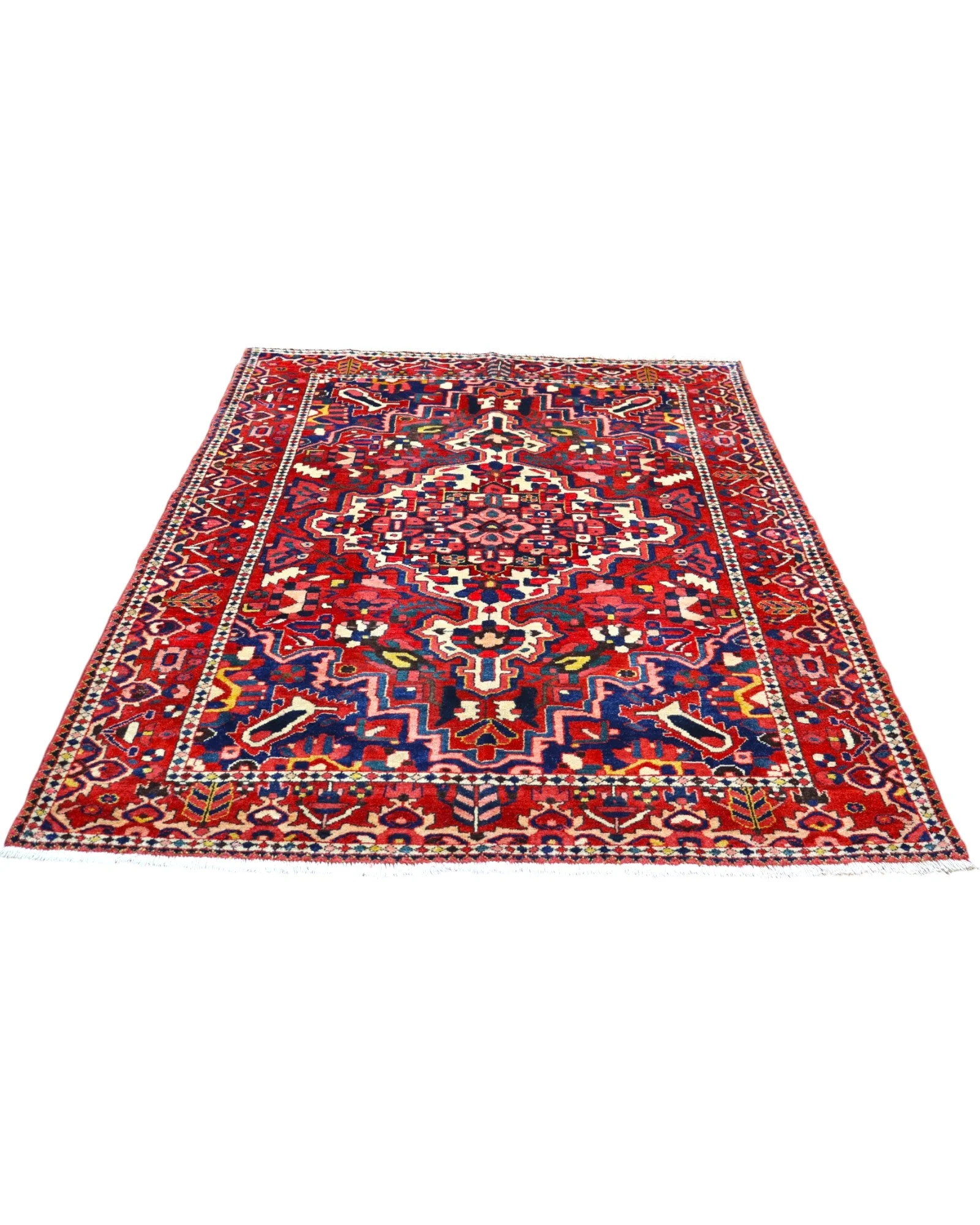 Bakhtiari Perserteppich 217 × 155 cm aus Wolle, handgeknüpft