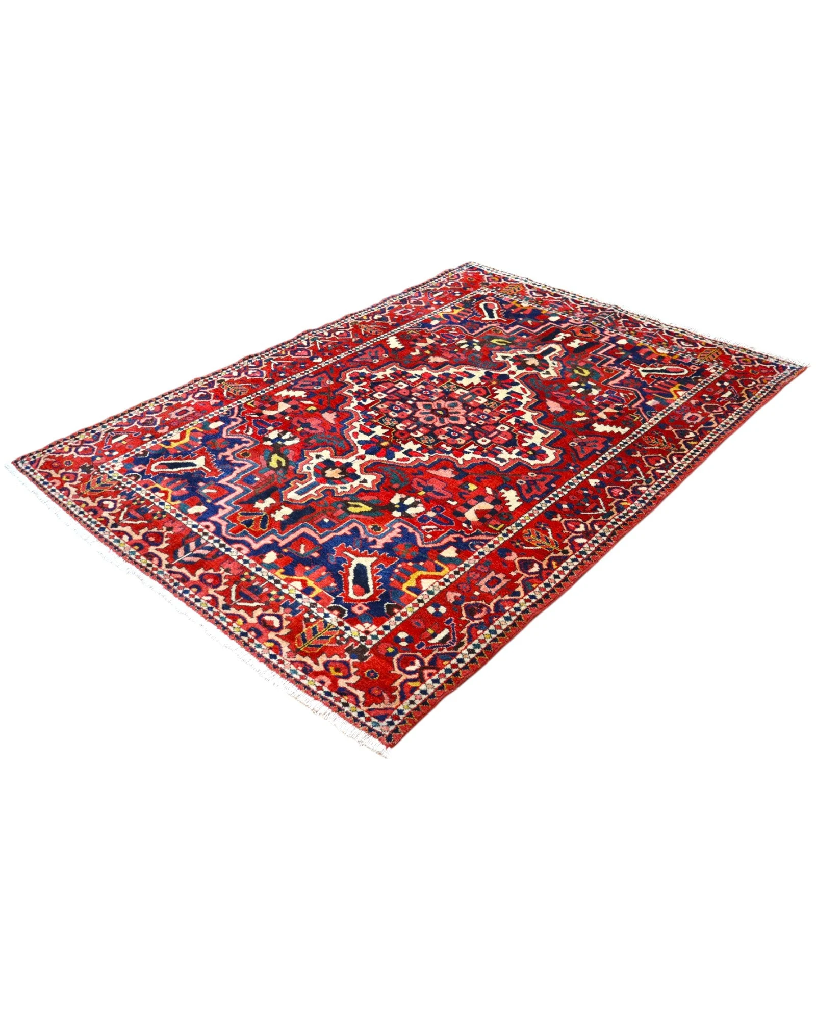 Bakhtiari Perserteppich 217 × 155 cm aus Wolle, handgeknüpft
