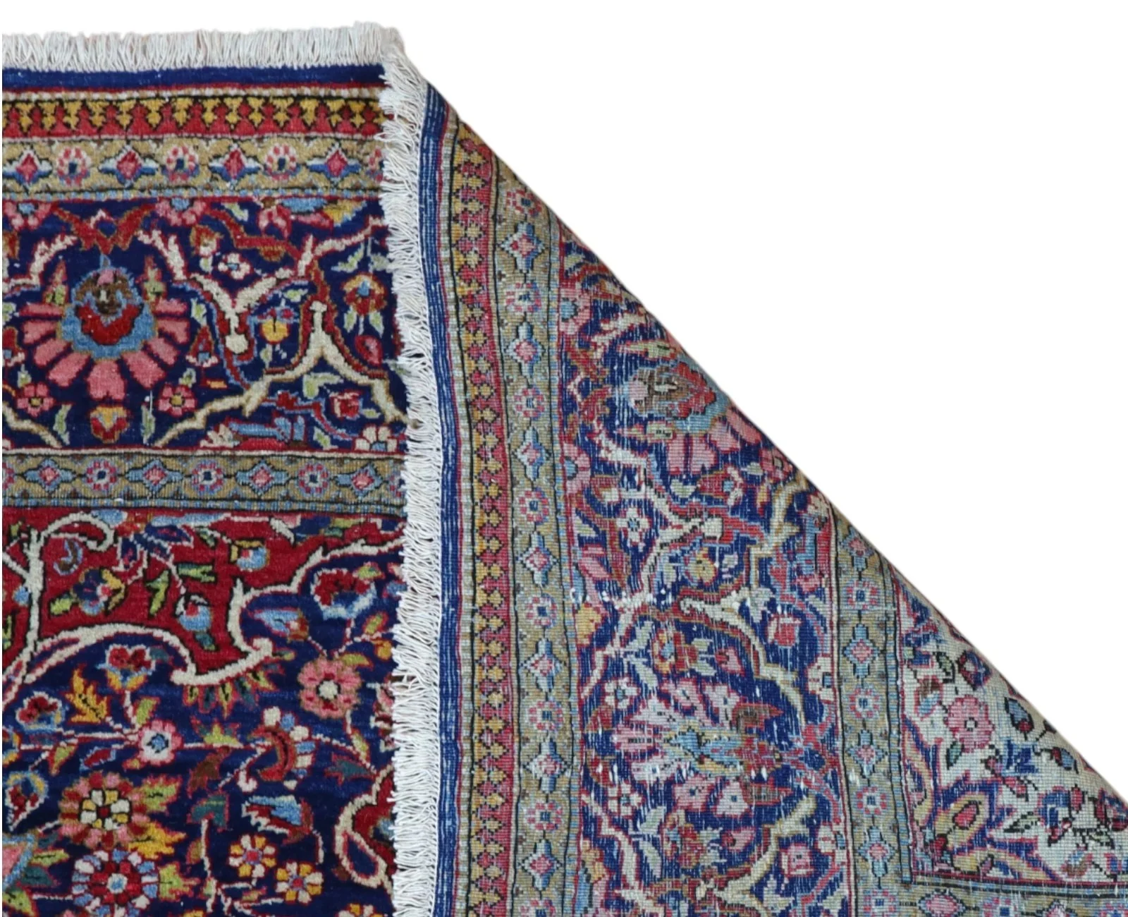Kashan Perserteppich aus Iran, 212 × 133 cm