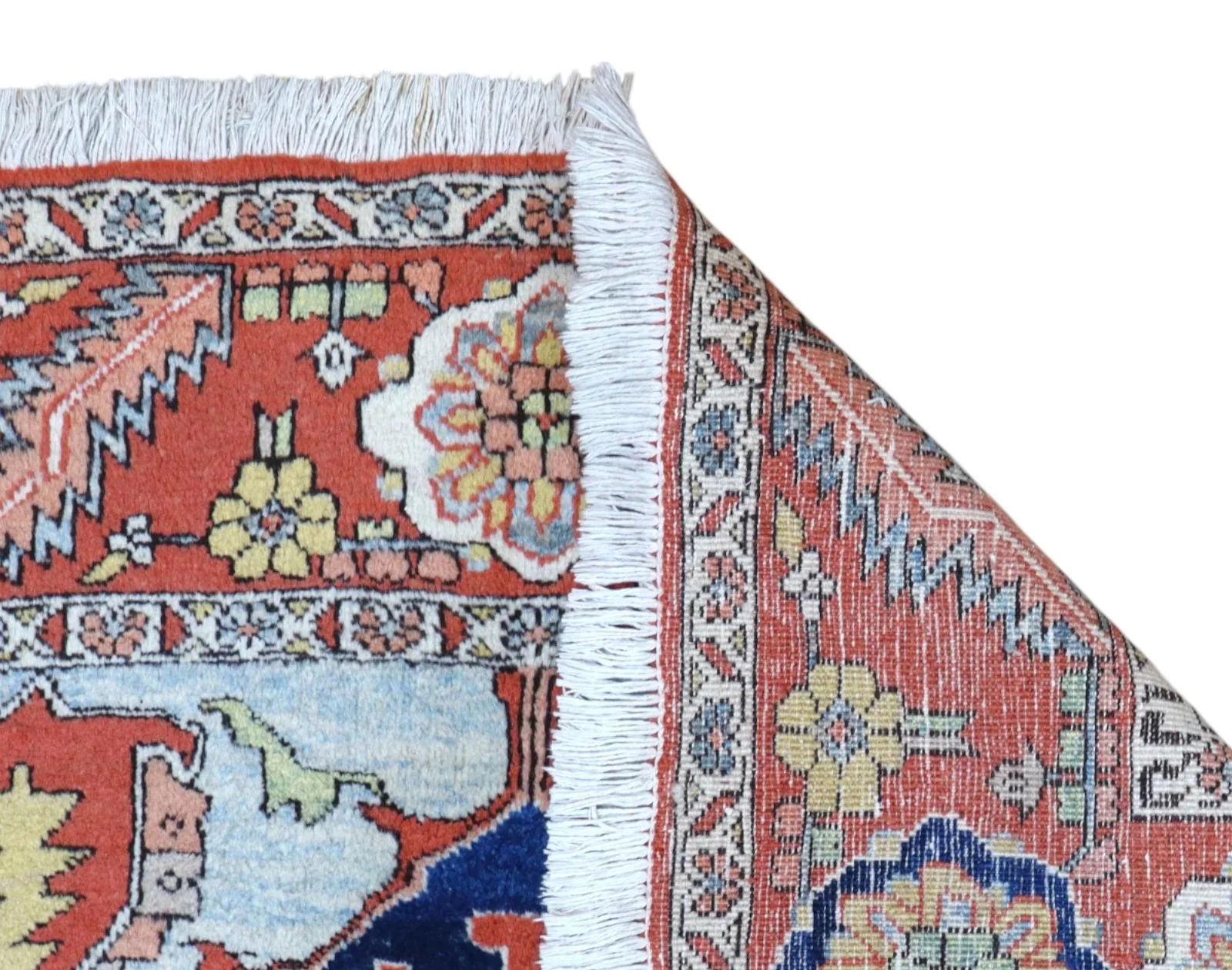 Heriz Perserteppich 205 × 150 cm aus Wolle, handgeknüpft