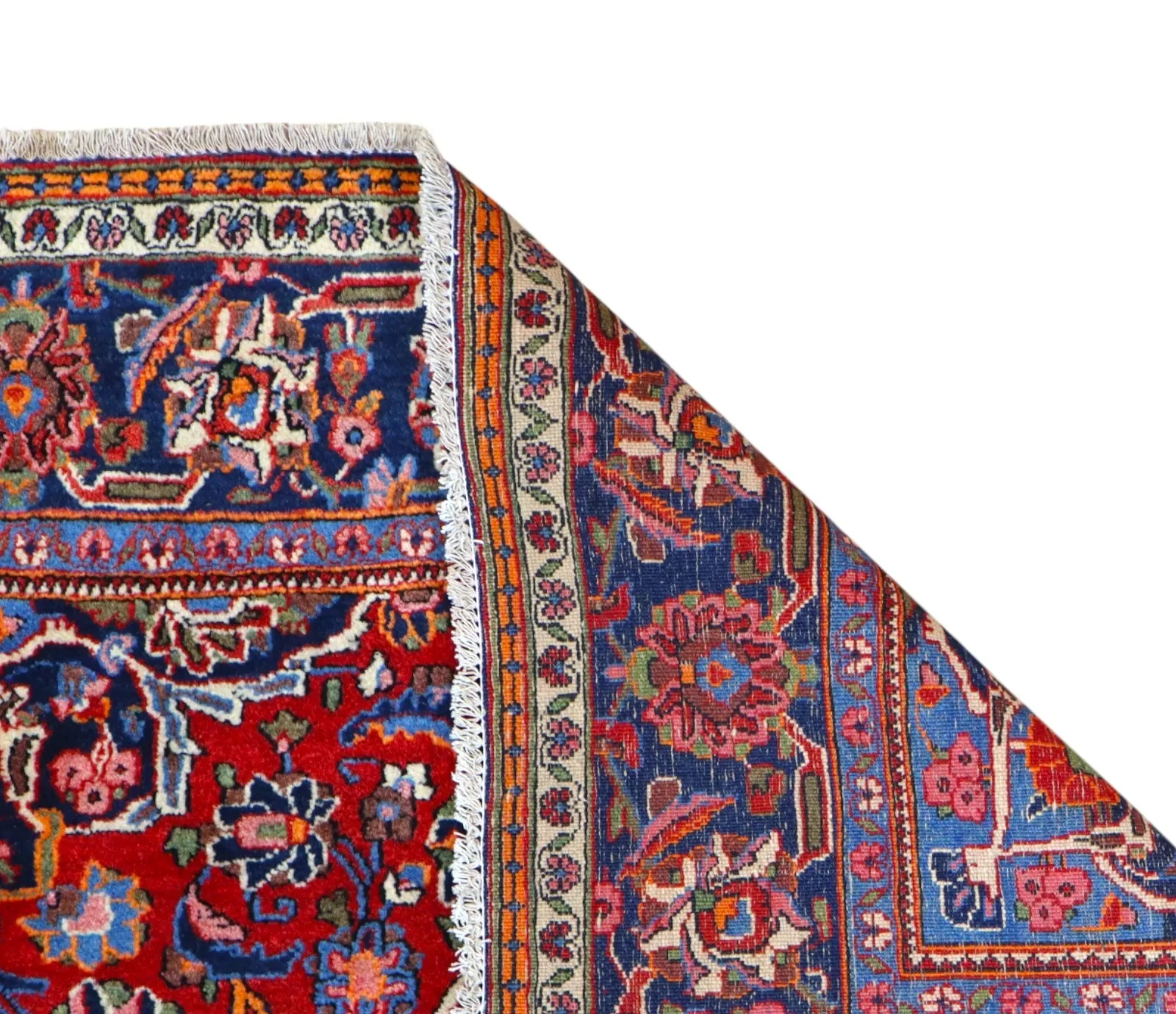 Kashan Perserteppich aus Iran, 198 × 134 cm