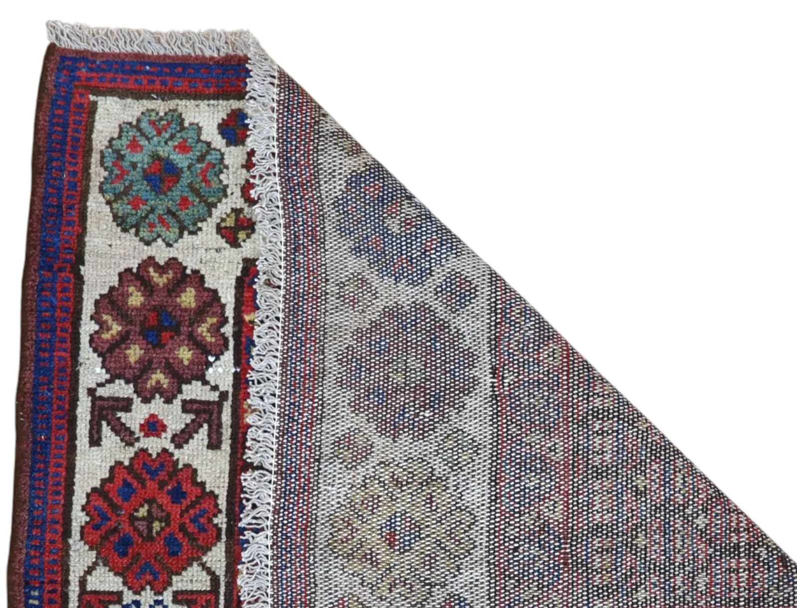 Handgeknüpfter Bakhtiari Perserteppich 267 × 90 cm
