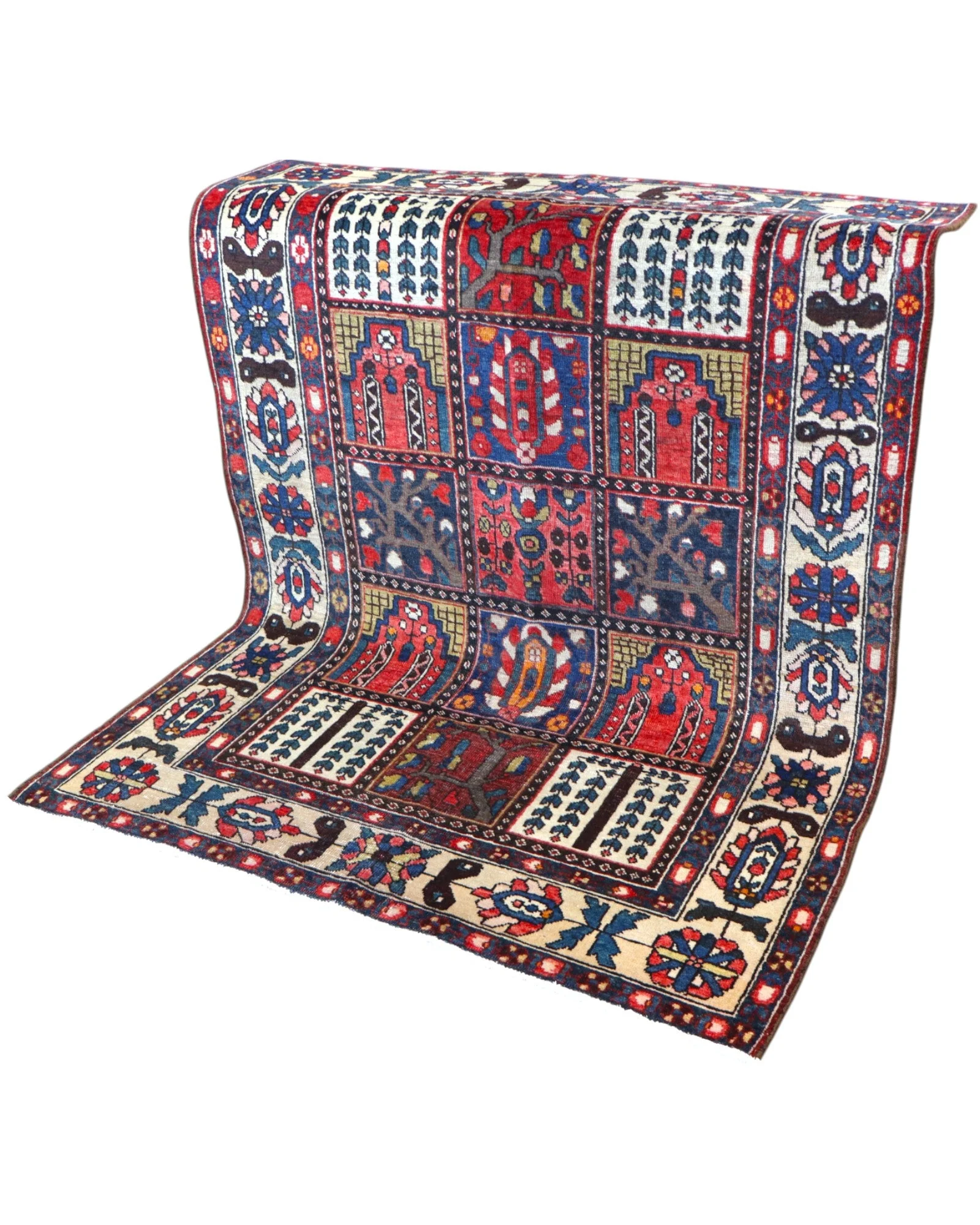 Handgeknüpfter Bakhtiari Perserteppich 196 × 148 cm