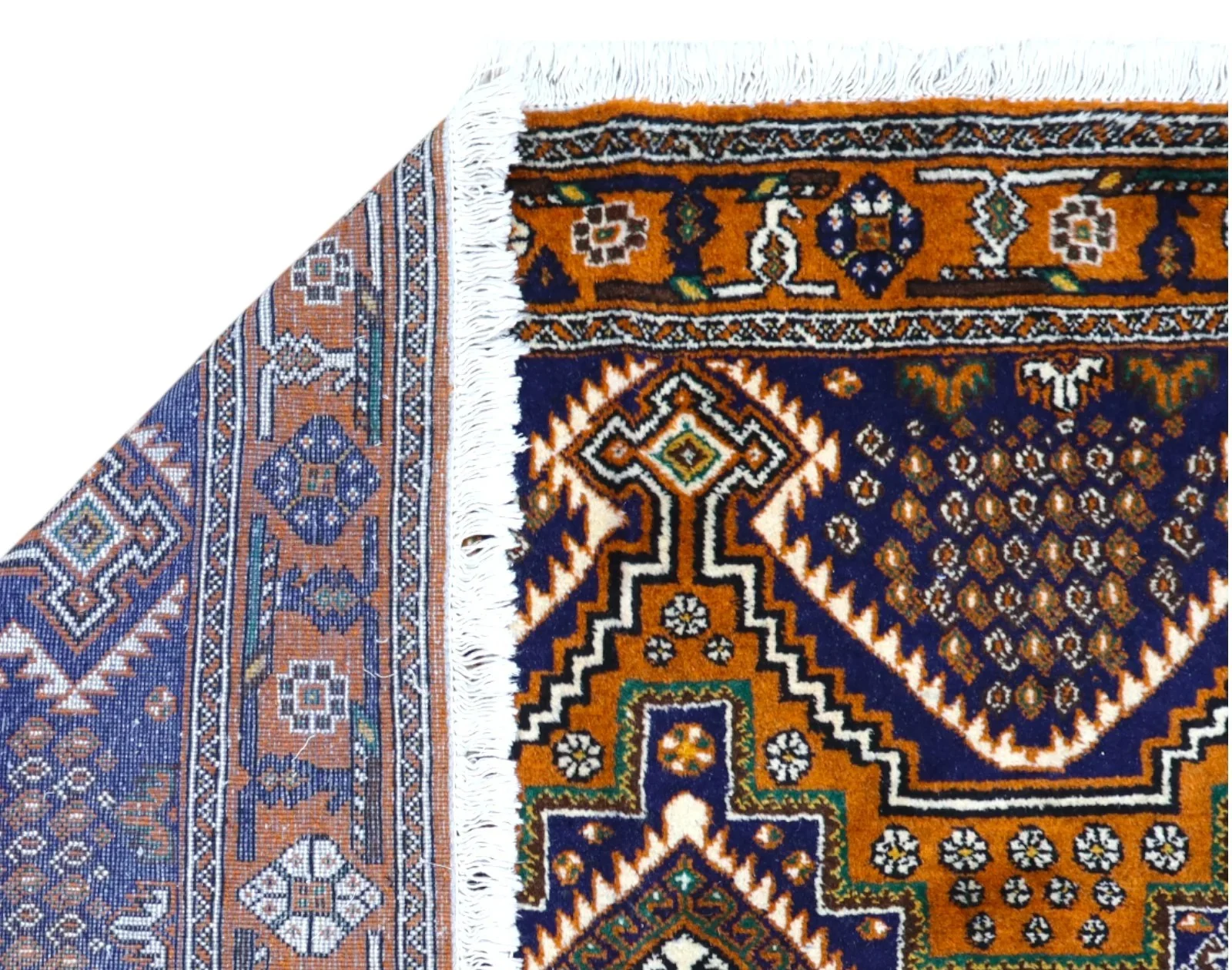 Handgeknüpfter Afshar Perserteppich, 205 × 154 cm, Wolle
