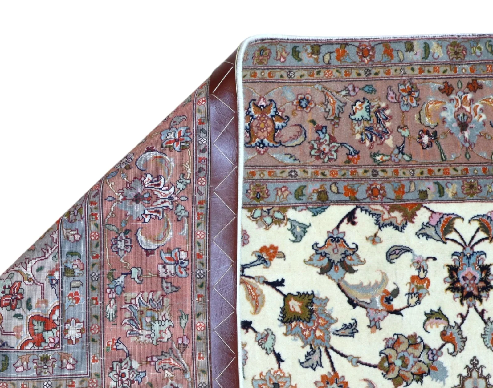 Handgeknüpfter Täbriz Perserteppich 206 × 151 cm