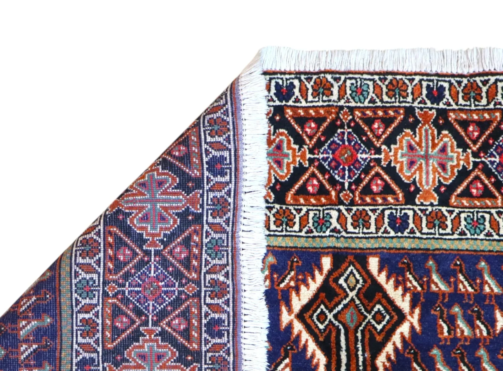 Afshar Perserteppich aus Iran, 227 × 146 cm