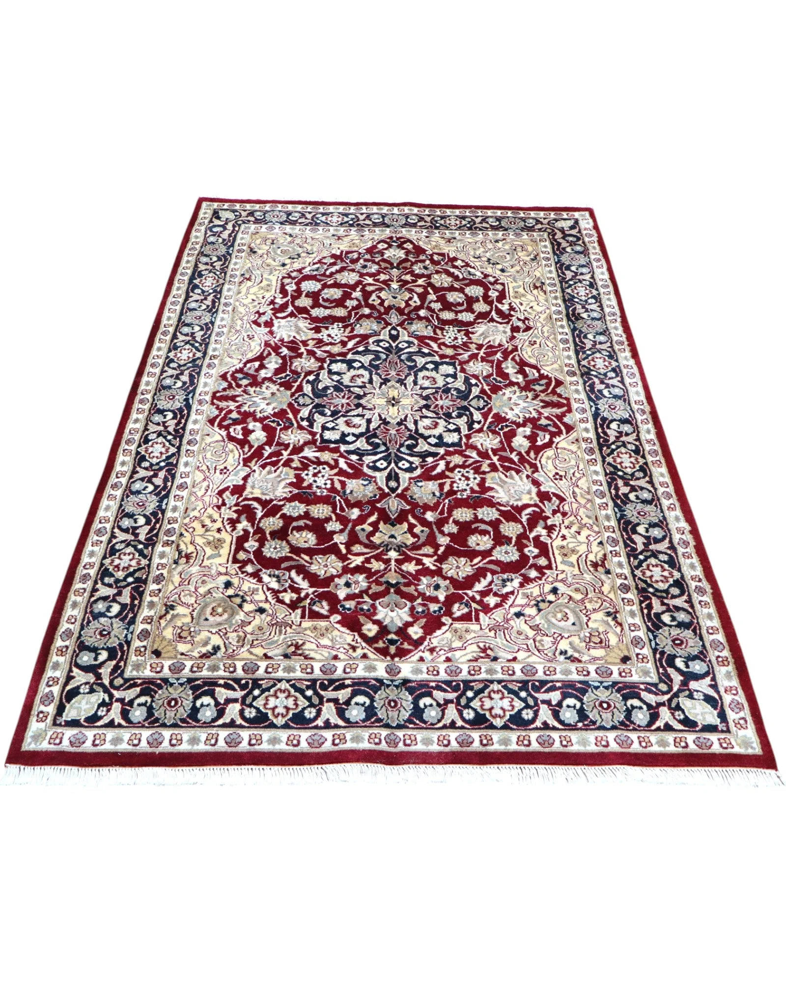 Kashmir Orientteppich aus Indien, 220 × 140 cm