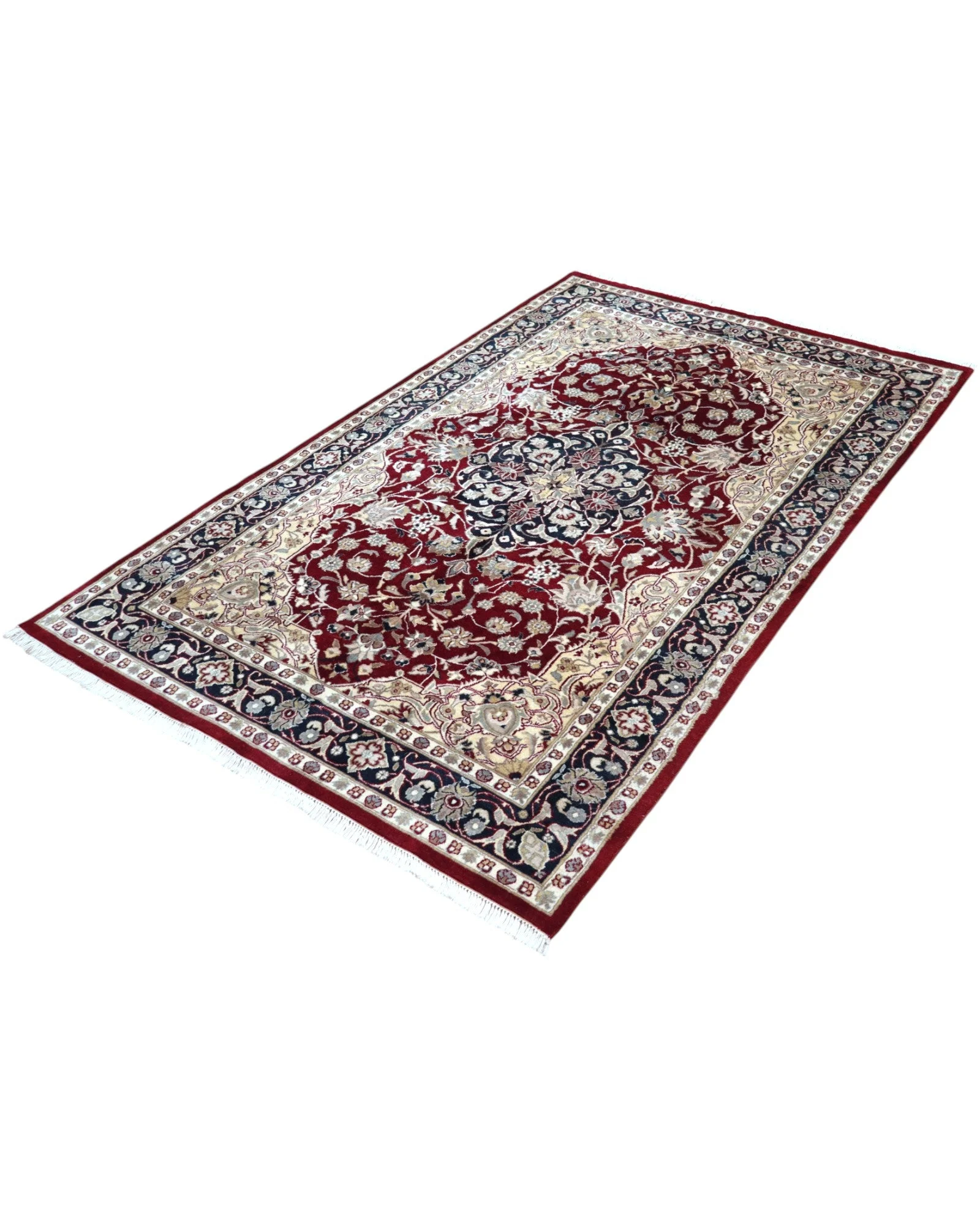 Kashmir Orientteppich aus Indien, 220 × 140 cm