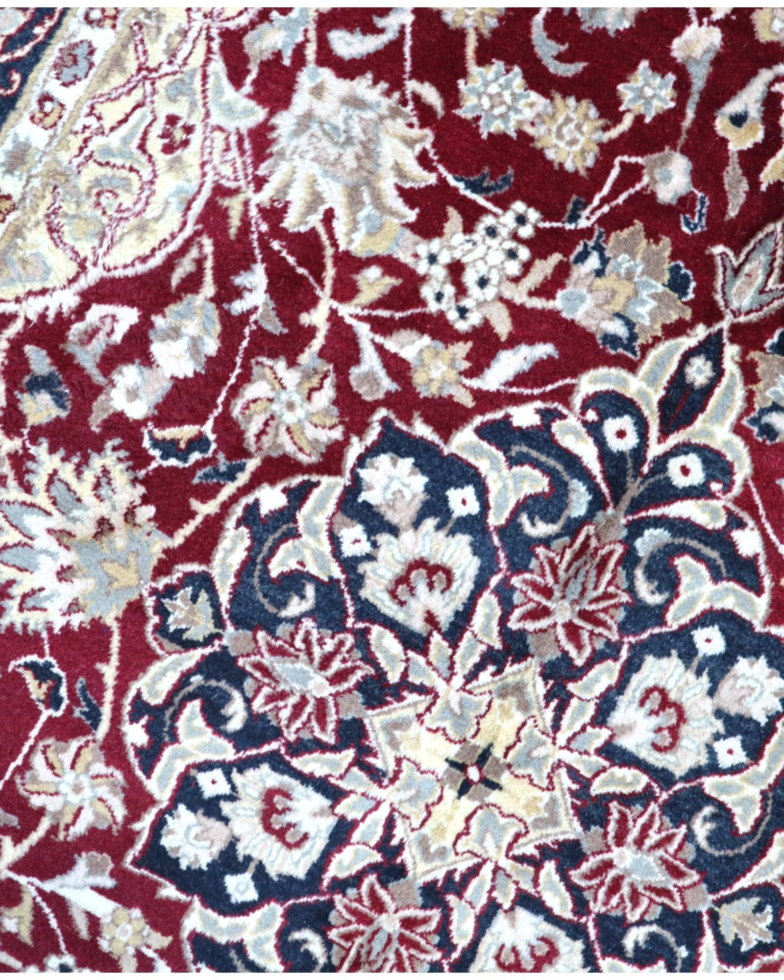 Kashmir Orientteppich aus Indien, 220 × 140 cm